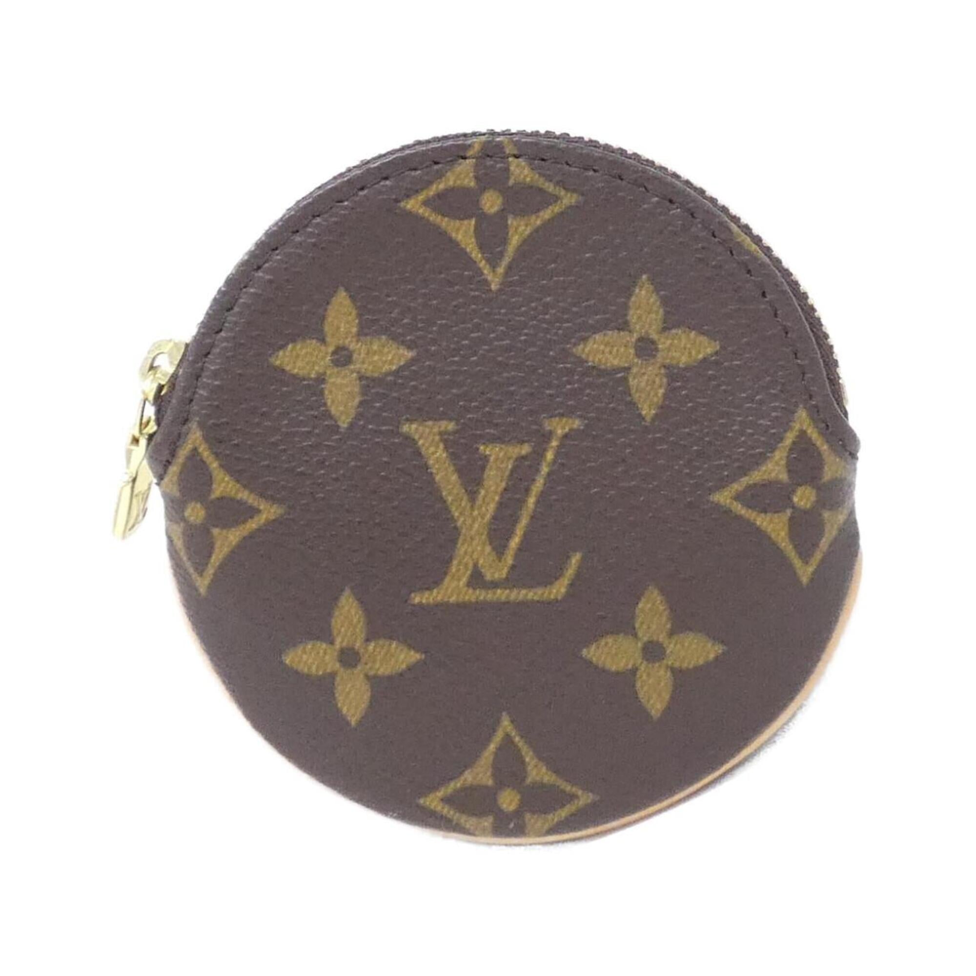 Louis Vuitton Monogram Marron Coated Canvas Coin Purse/Coin Case (Pre-Owned)