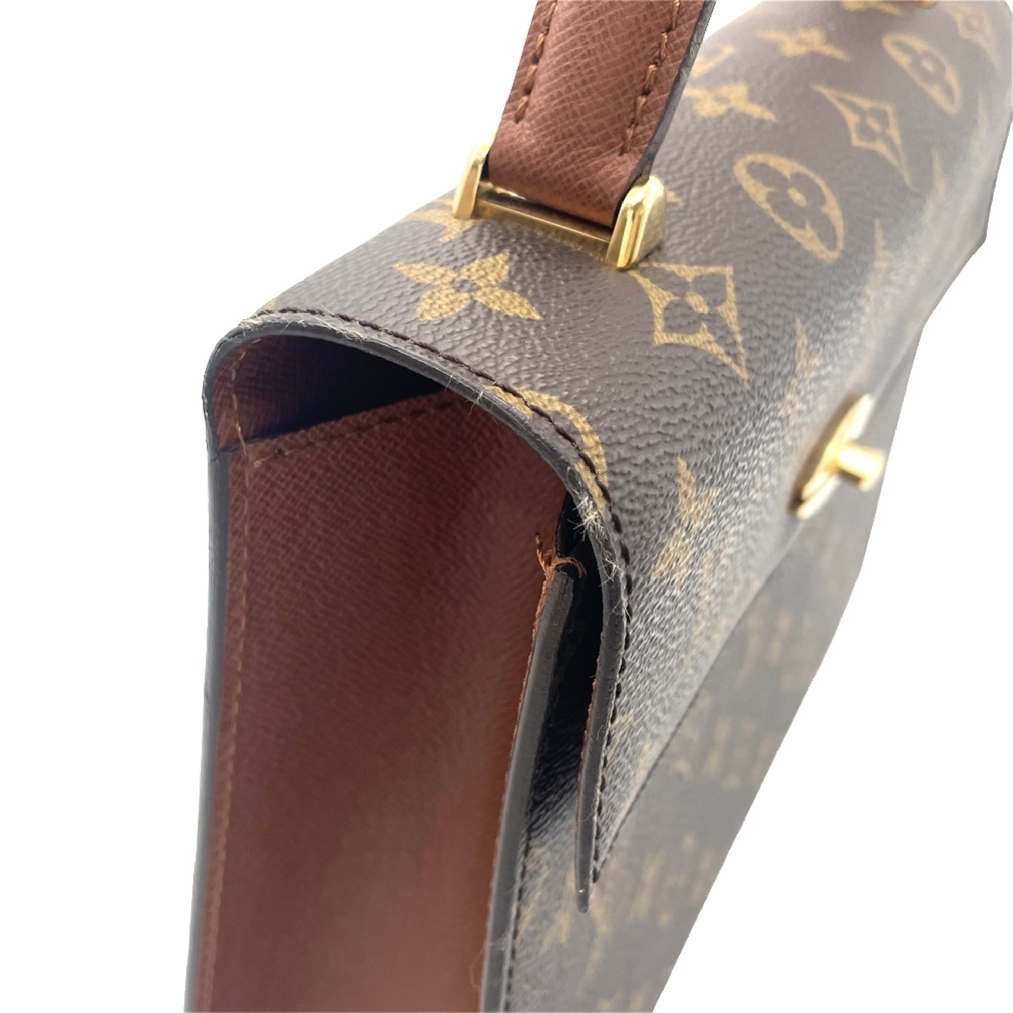 Louis Vuitton Brown Galle Monogram Monogram Handbag (Pre-Owned)