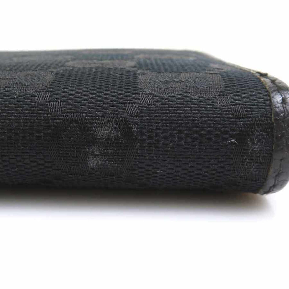 Gucci Black Gg Canvas Long Wallet (Bi-Fold) (Pre-Owned)