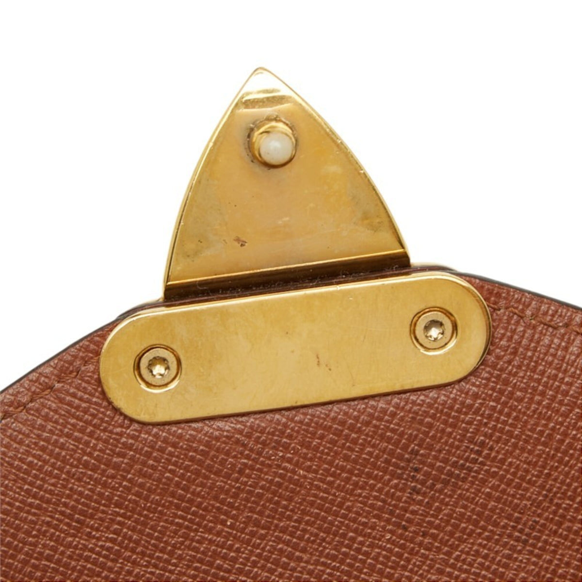 Louis Vuitton Brown Pvc Leather Handbag Shoulder Bag (Pre-Owned)