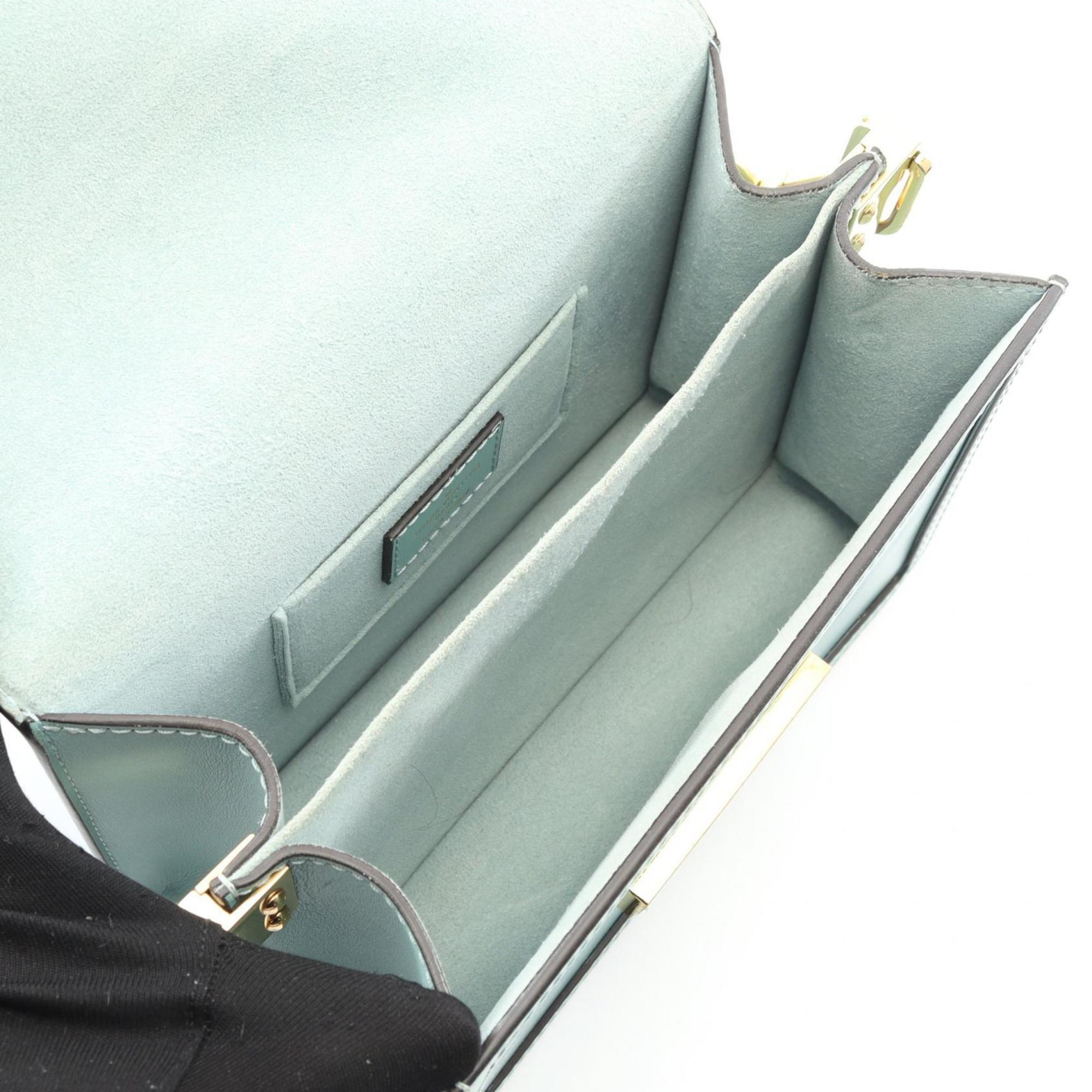 Louis Vuitton Green Leather Shoulder Bag (Pre-Owned)