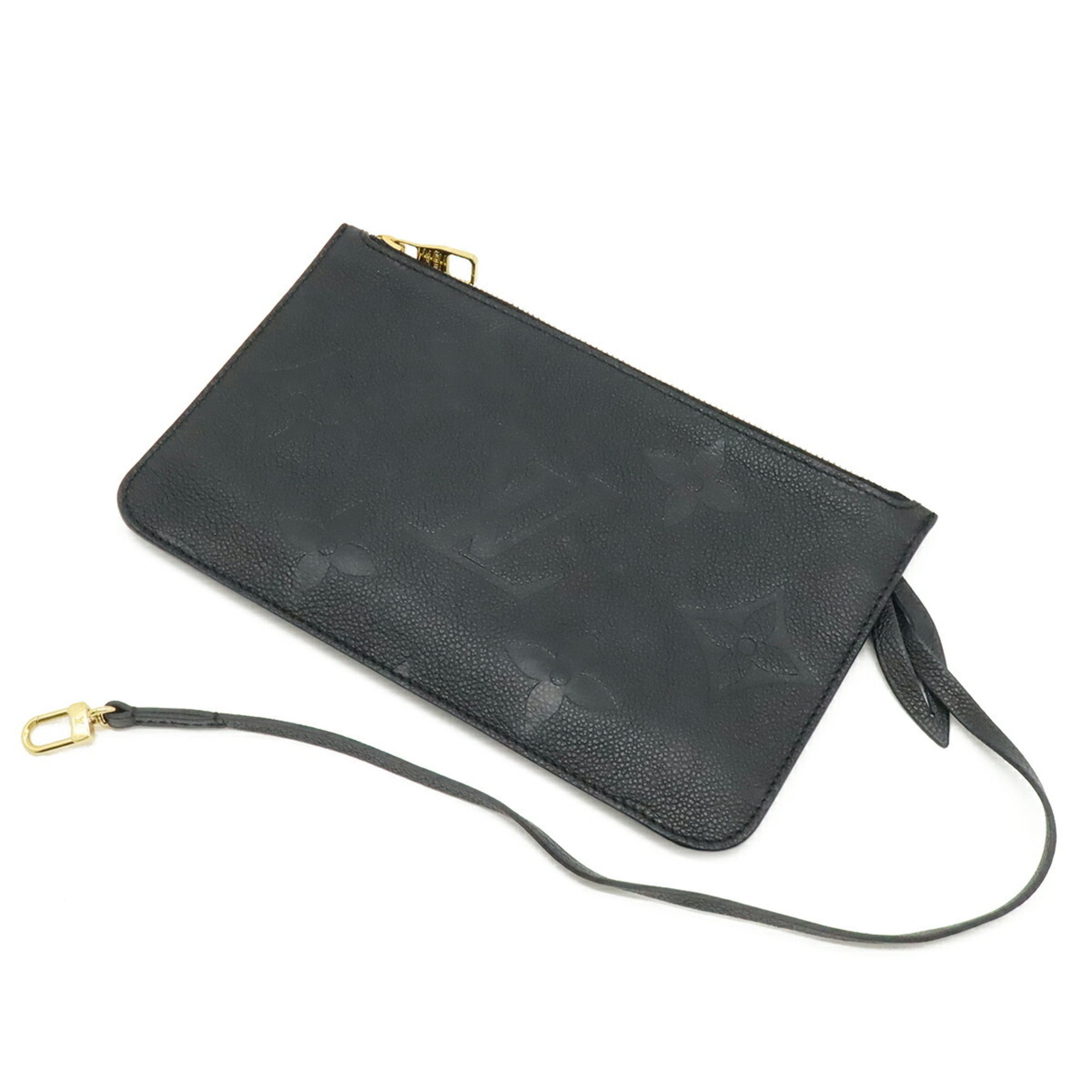 Louis Vuitton Noir Monogram Empreinte Pouch Shoulder Bag Tote Bag (Pre-Owned)