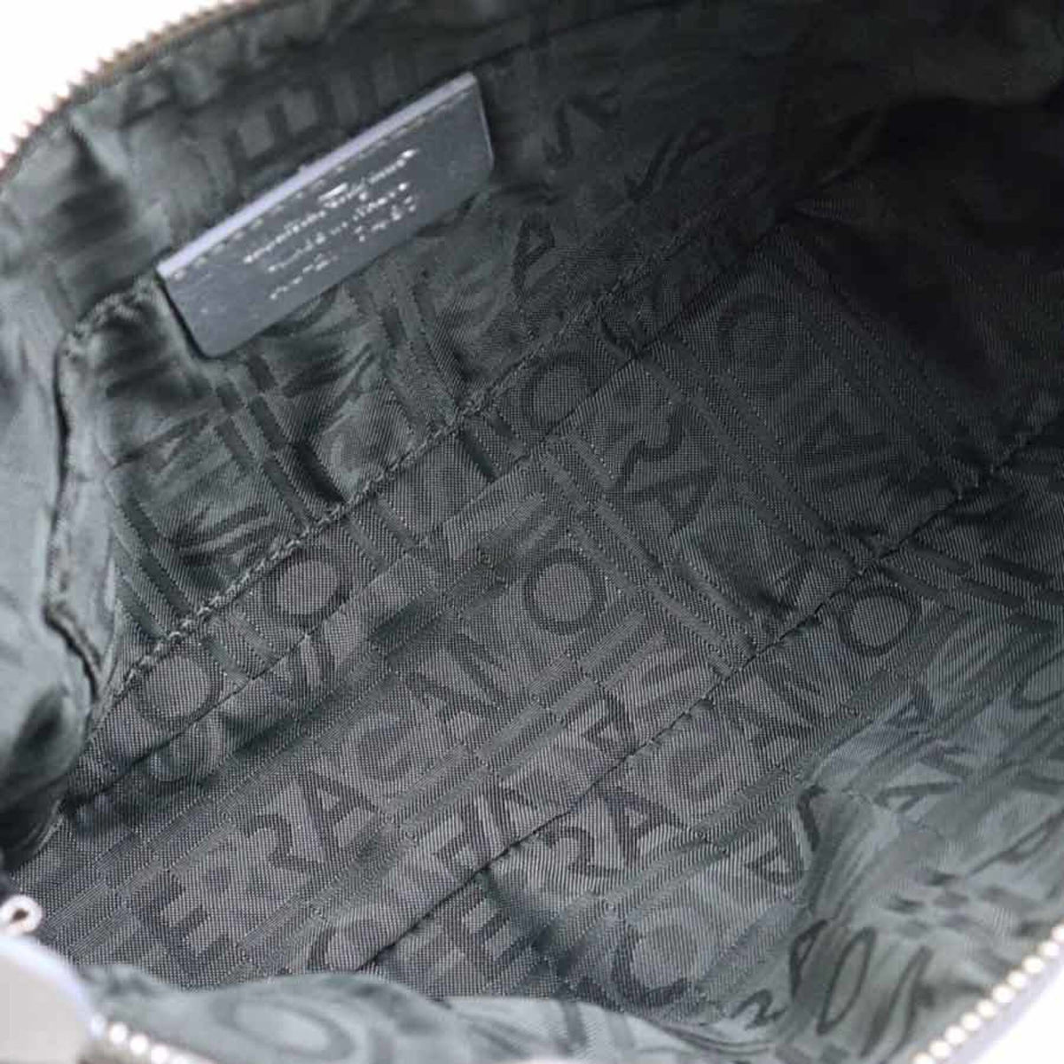 Salvatore Ferragamo Silver Leather Handbag (Pre-Owned)