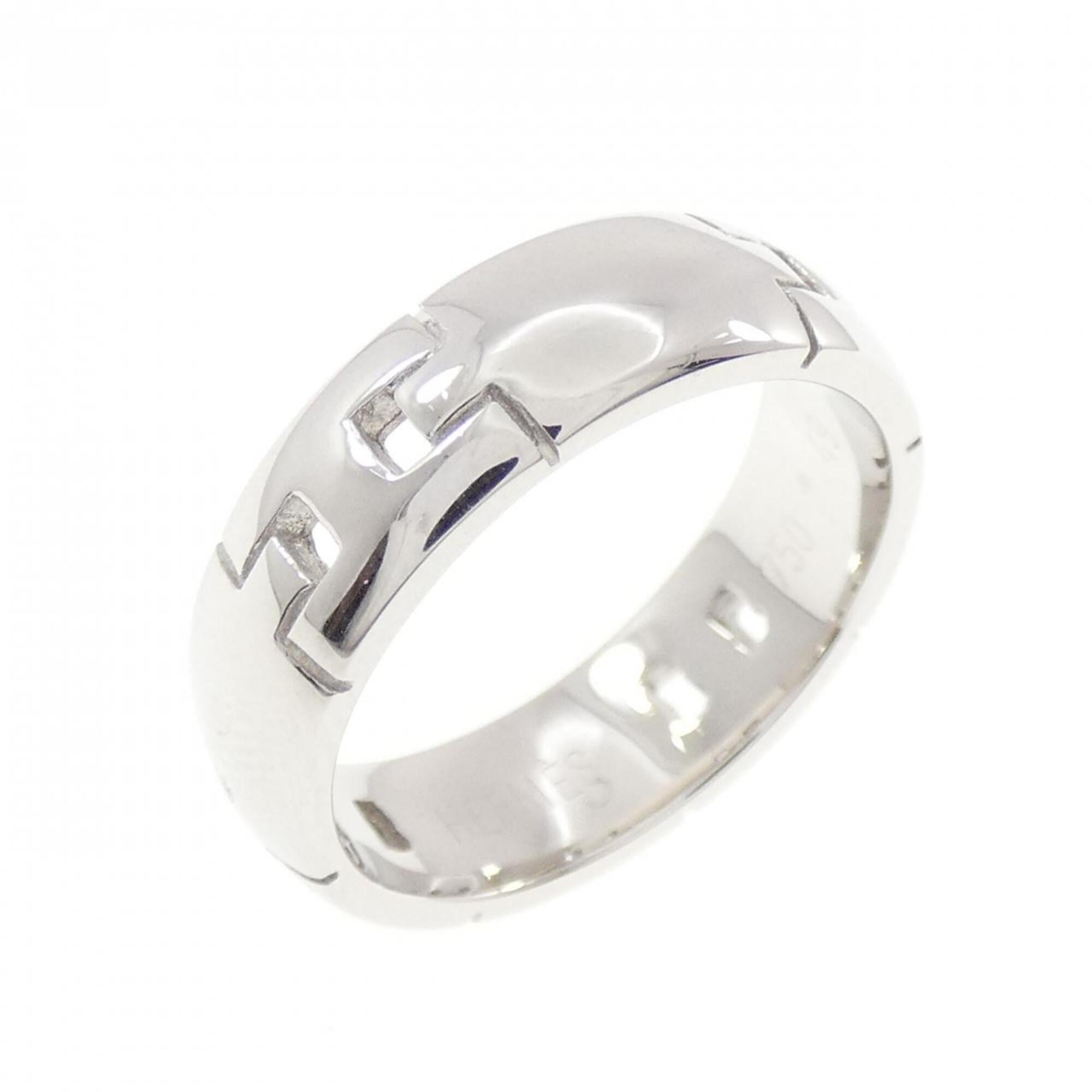 Hermes White Gold (18K) Band Ring (Pre-Owned)