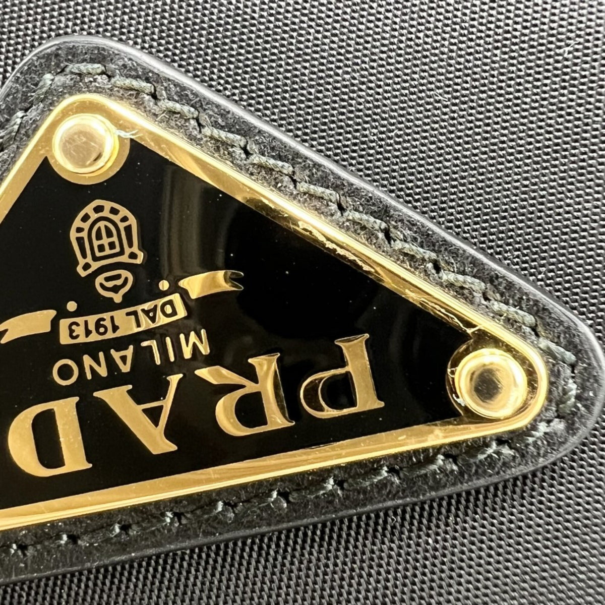 Prada Black Nylon Handbag (Pre-Owned)