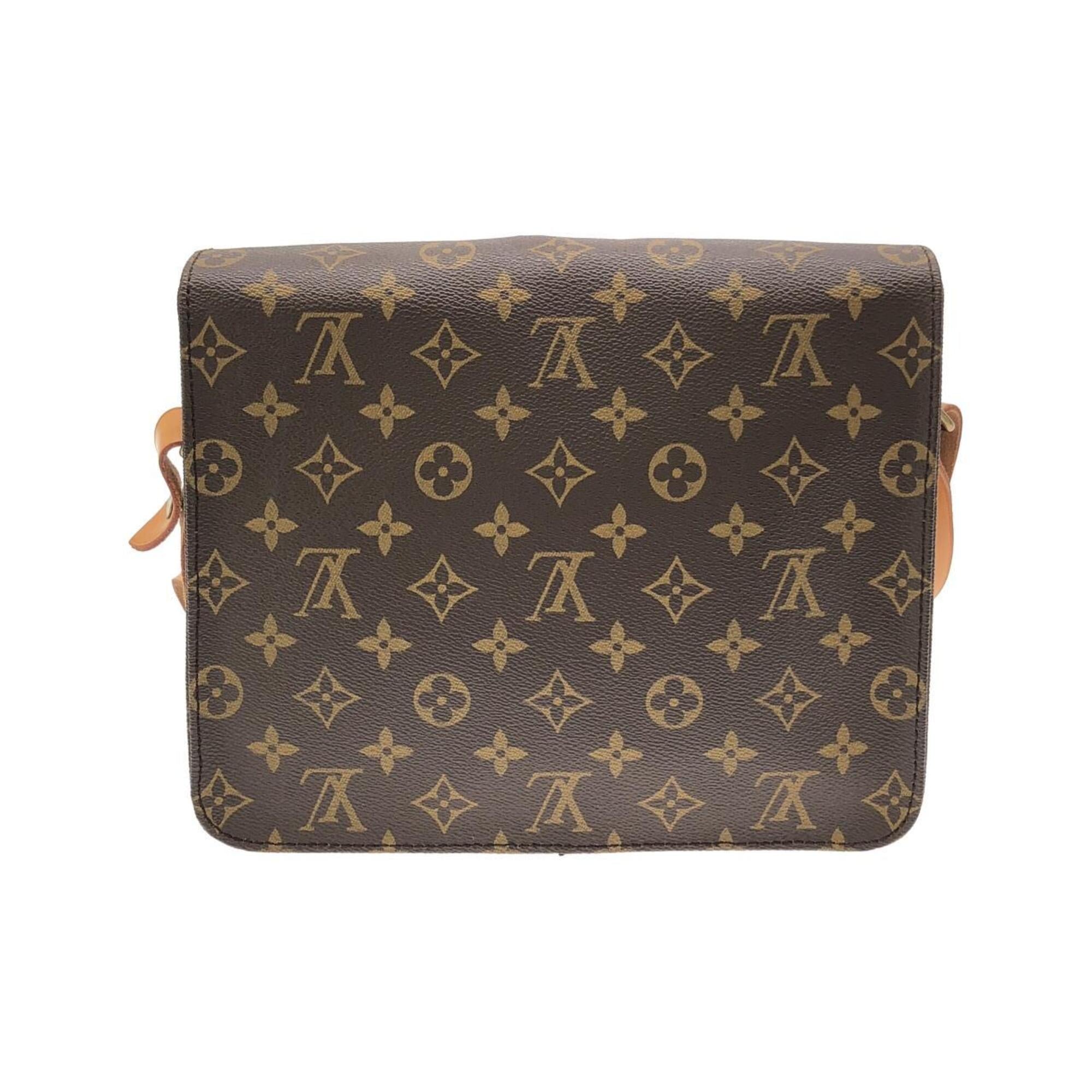 Louis Vuitton Brown Coated Canvas Shoulder Bag (Pre-Owned)