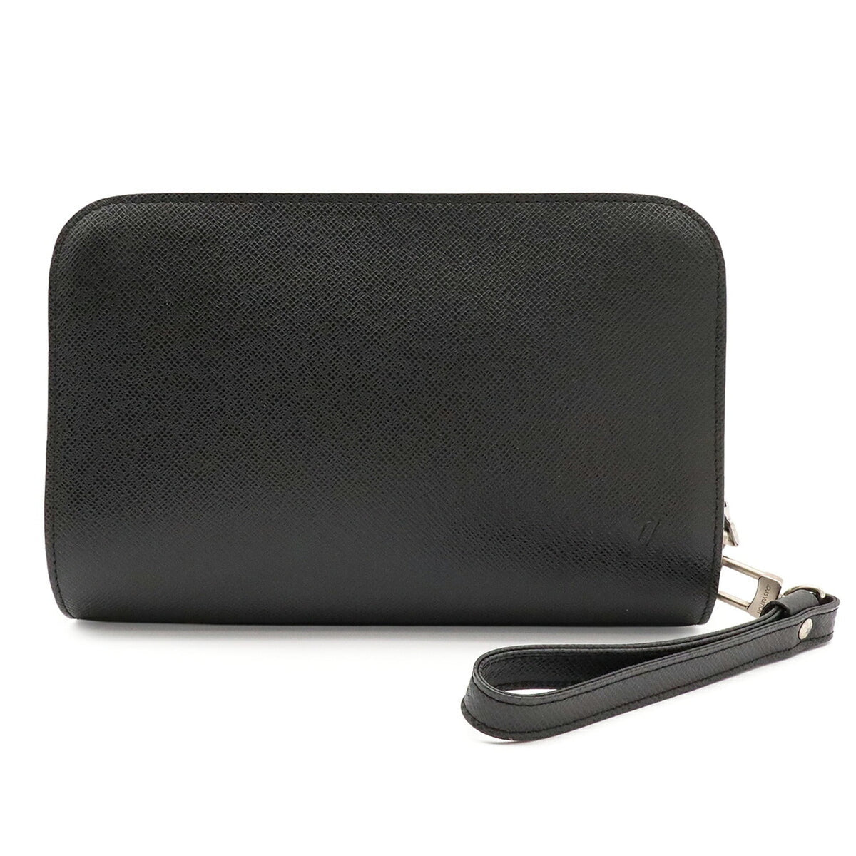 Louis Vuitton Ardoise Black Taiga Leather Clutch Bag Handbag (Pre-Owned)