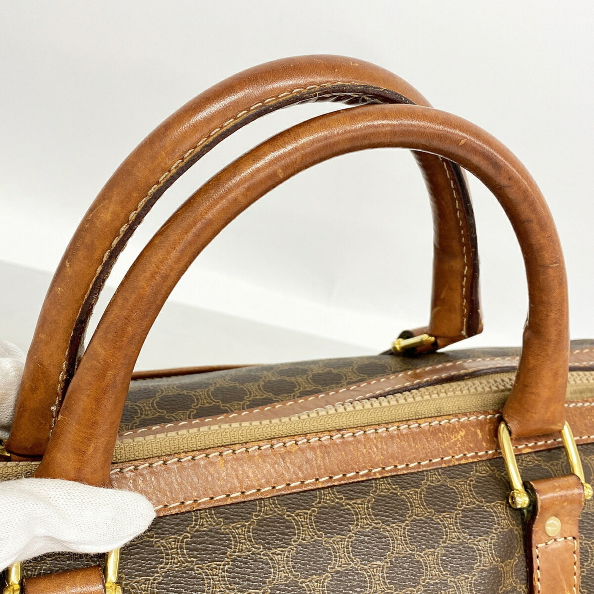 Celine Brown Pvc Handbag (Pre-Owned)