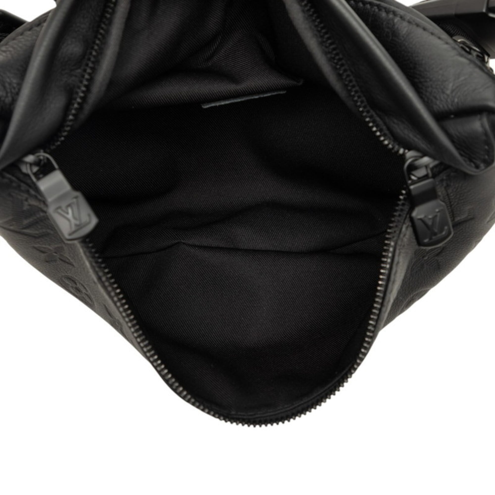 Louis Vuitton Black Monogram Noir Leather Sling Bag (Pre-Owned)