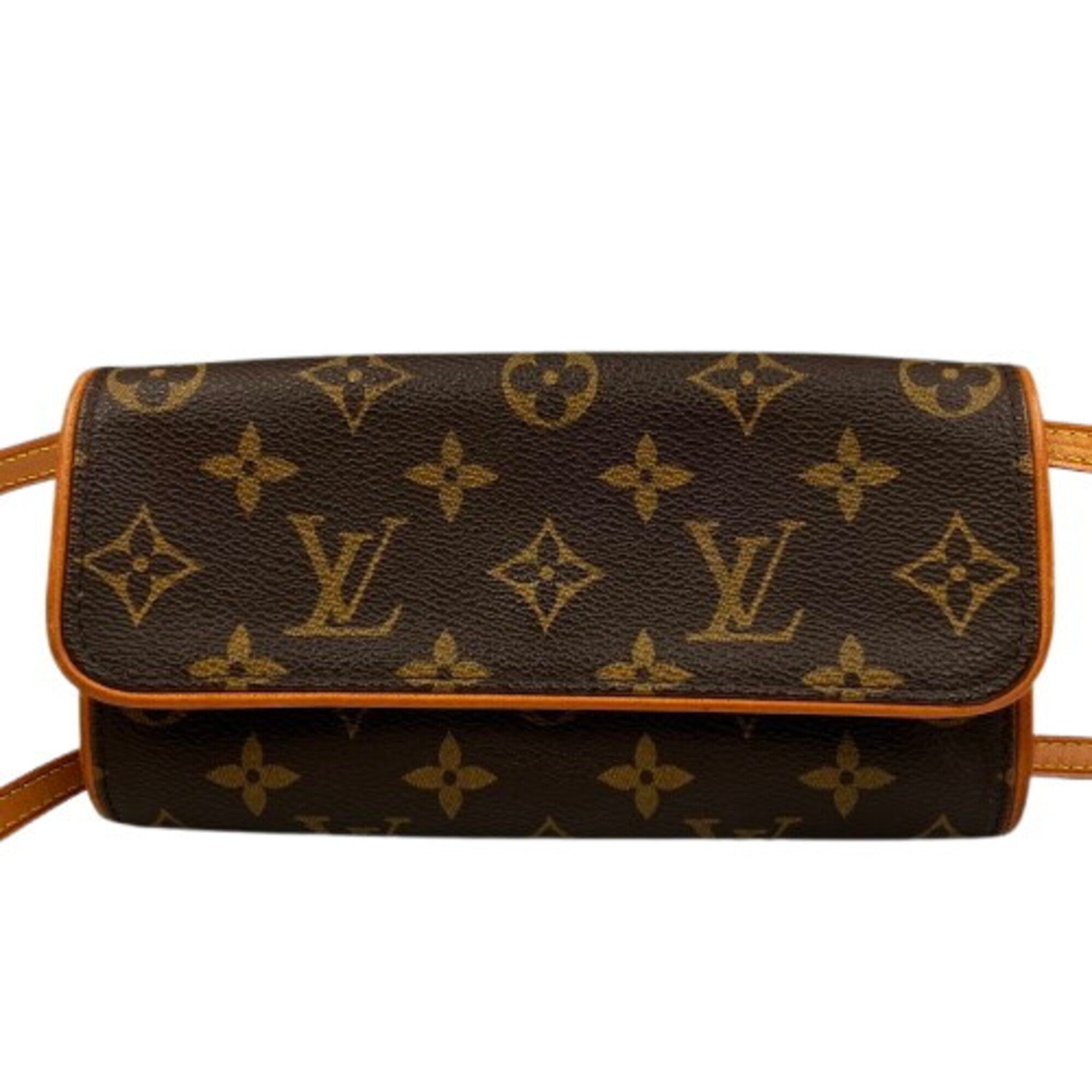 Louis Vuitton Monogram Brown Pvc Pochette Shoulder Bag (Pre-Owned)