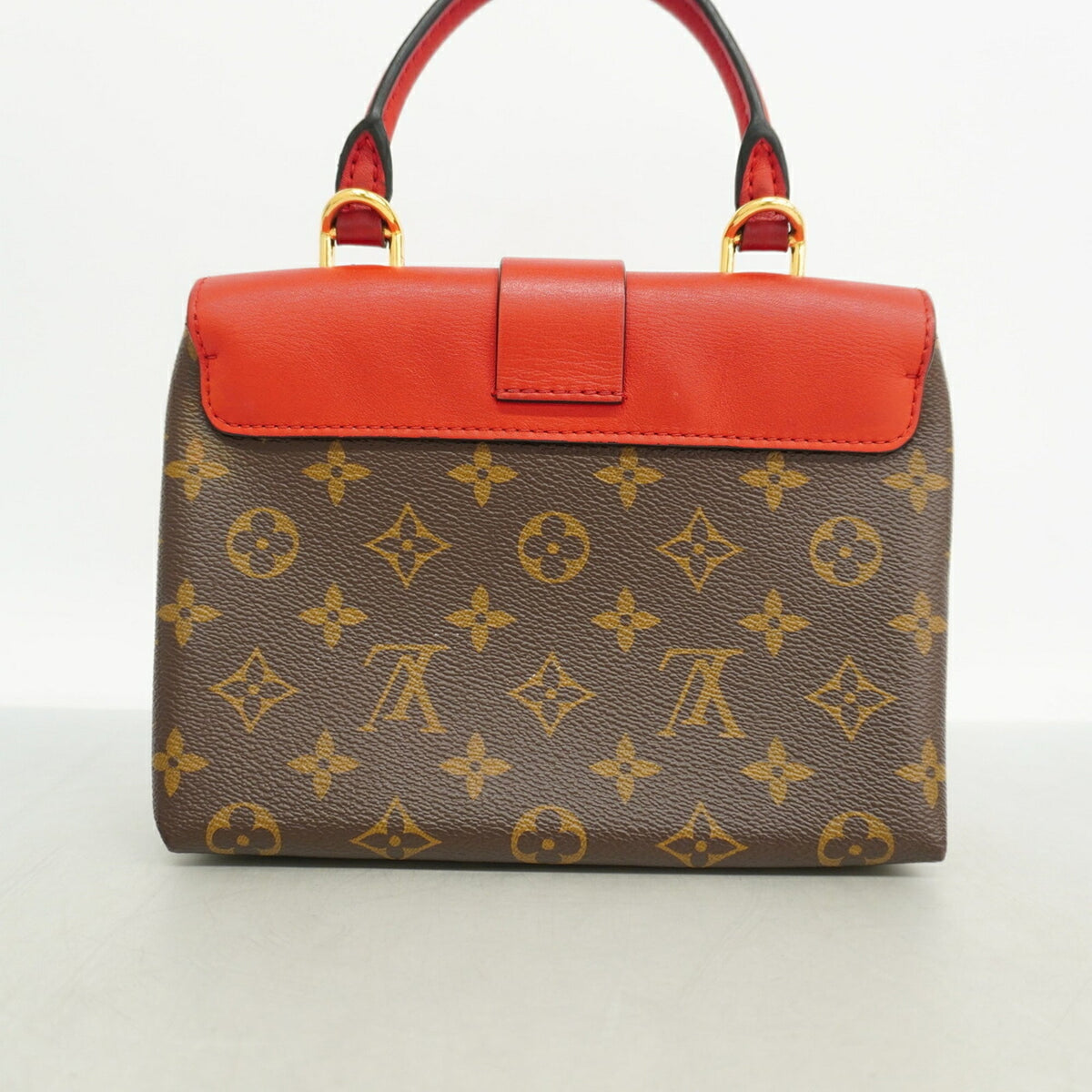 Louis Vuitton Brown Red Color Handbag (Pre-Owned)