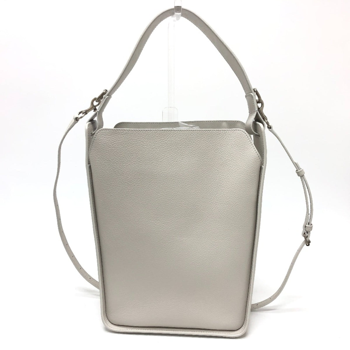 Balenciaga White Leather Shoulder Bag (Pre-Owned)