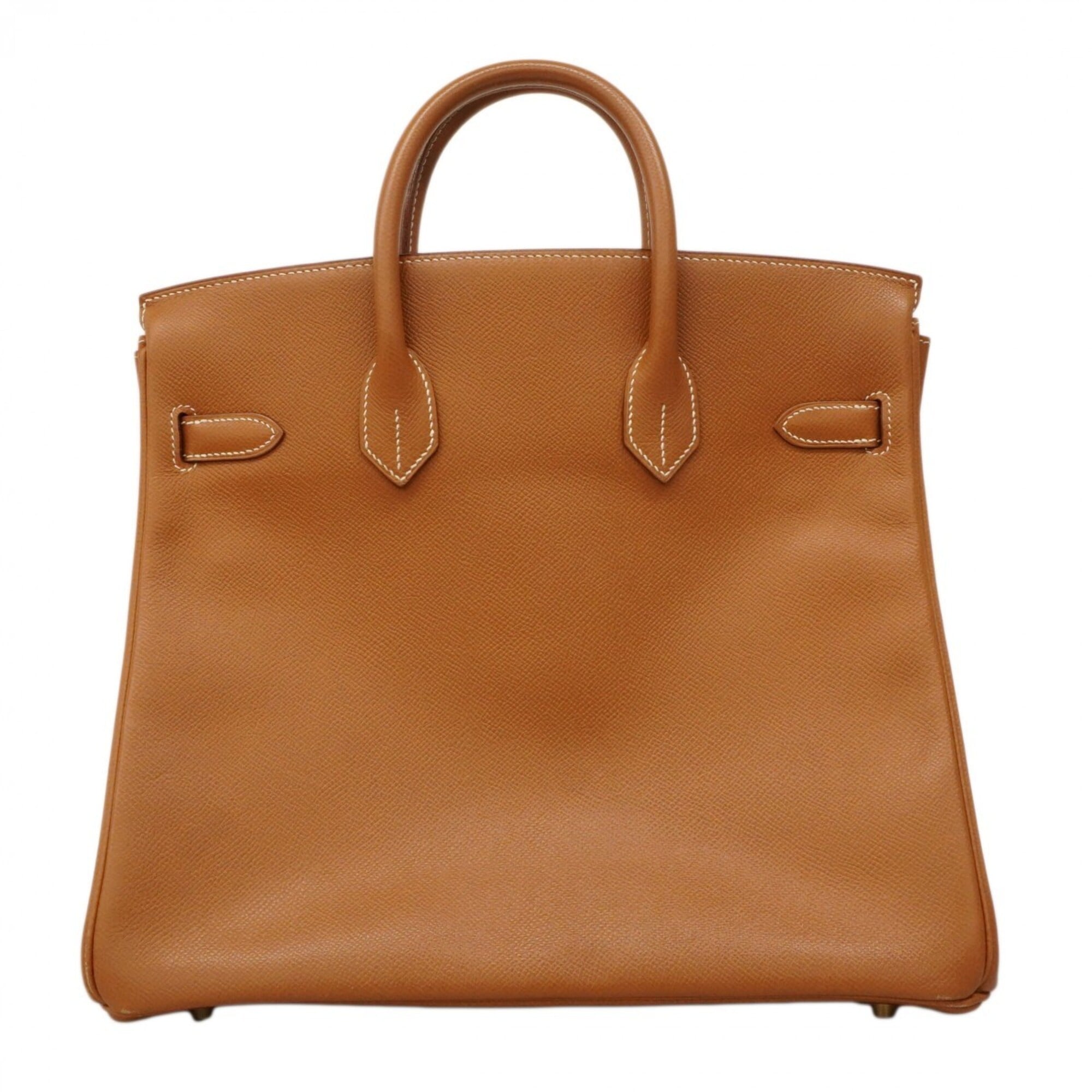 Hermes Gold Courchevel Leather Handbag (Pre-Owned)