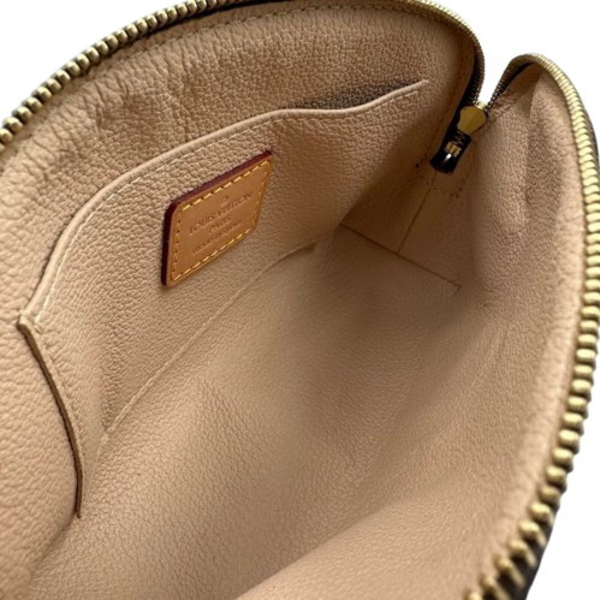Louis Vuitton Brown Pvc Pochette Pouch (Pre-Owned)