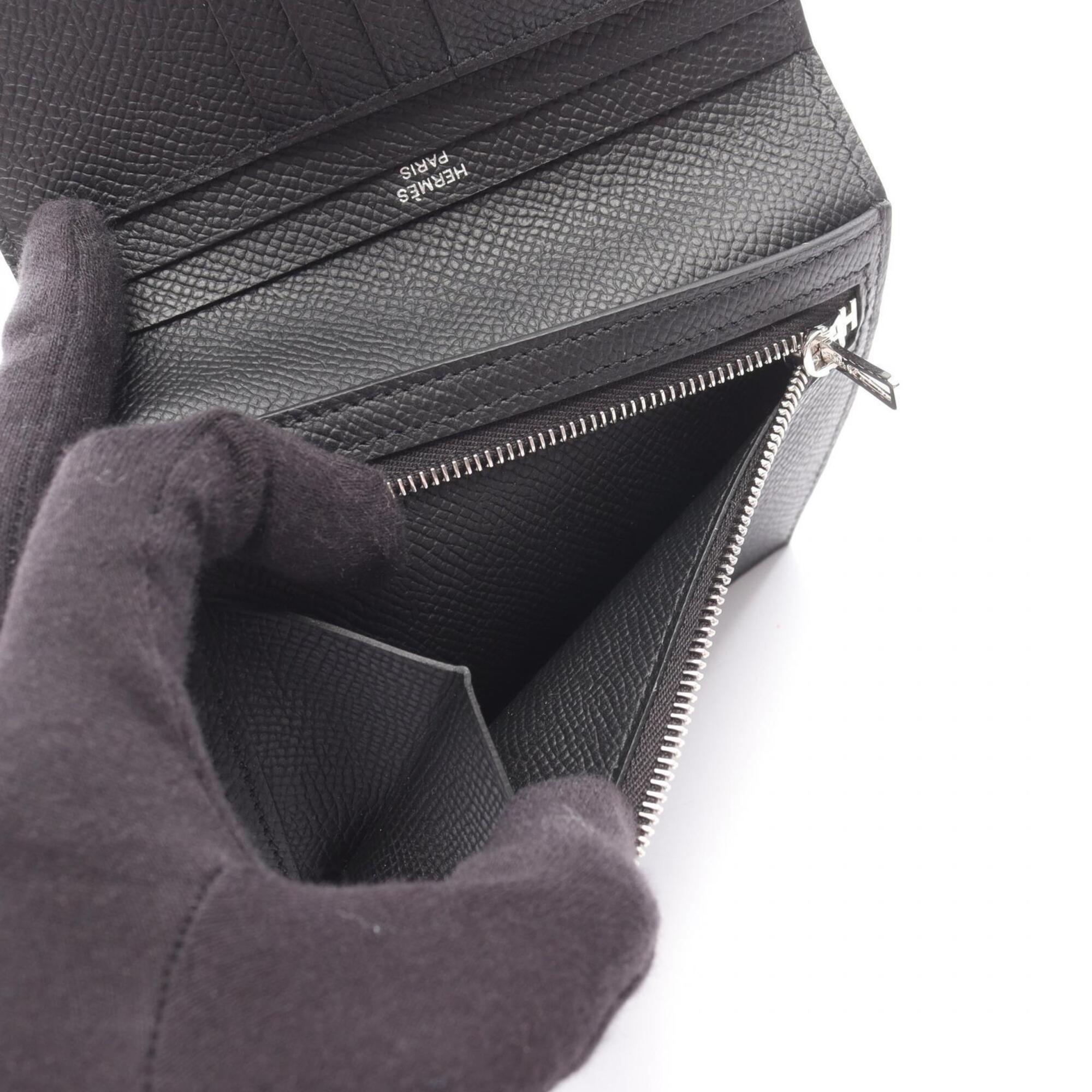 Hermes Black Epsom Leather Wallet (Bi-Fold) (Pre-Owned)