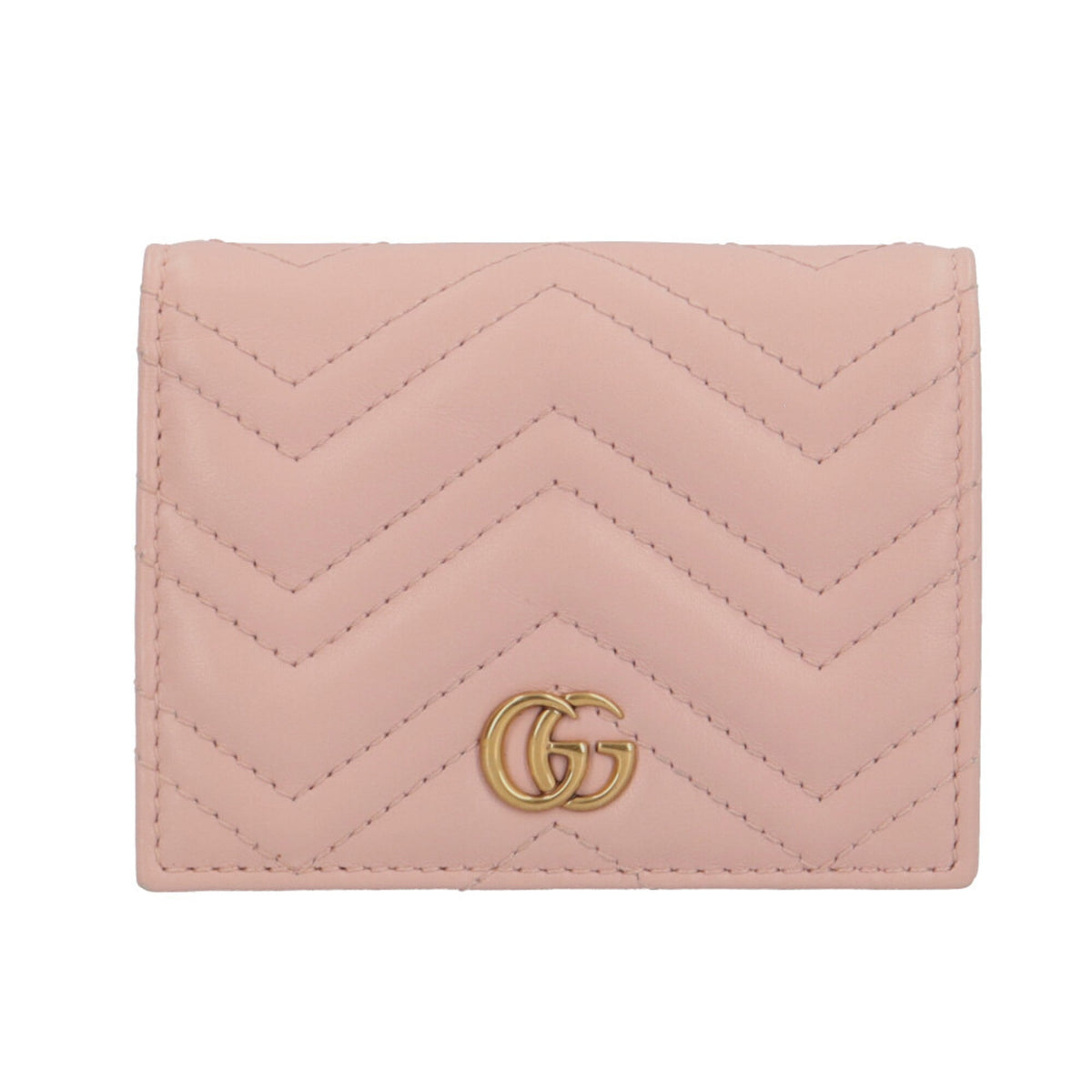 Gucci Pink Leather Wallet (Bi-Fold) (Pre-Owned)