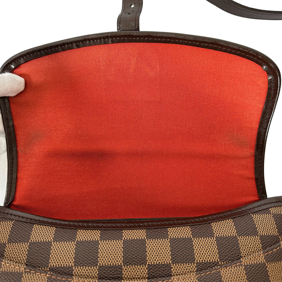 Louis Vuitton Brown Damier Canvas Handbag Shoulder Bag (Pre-Owned)