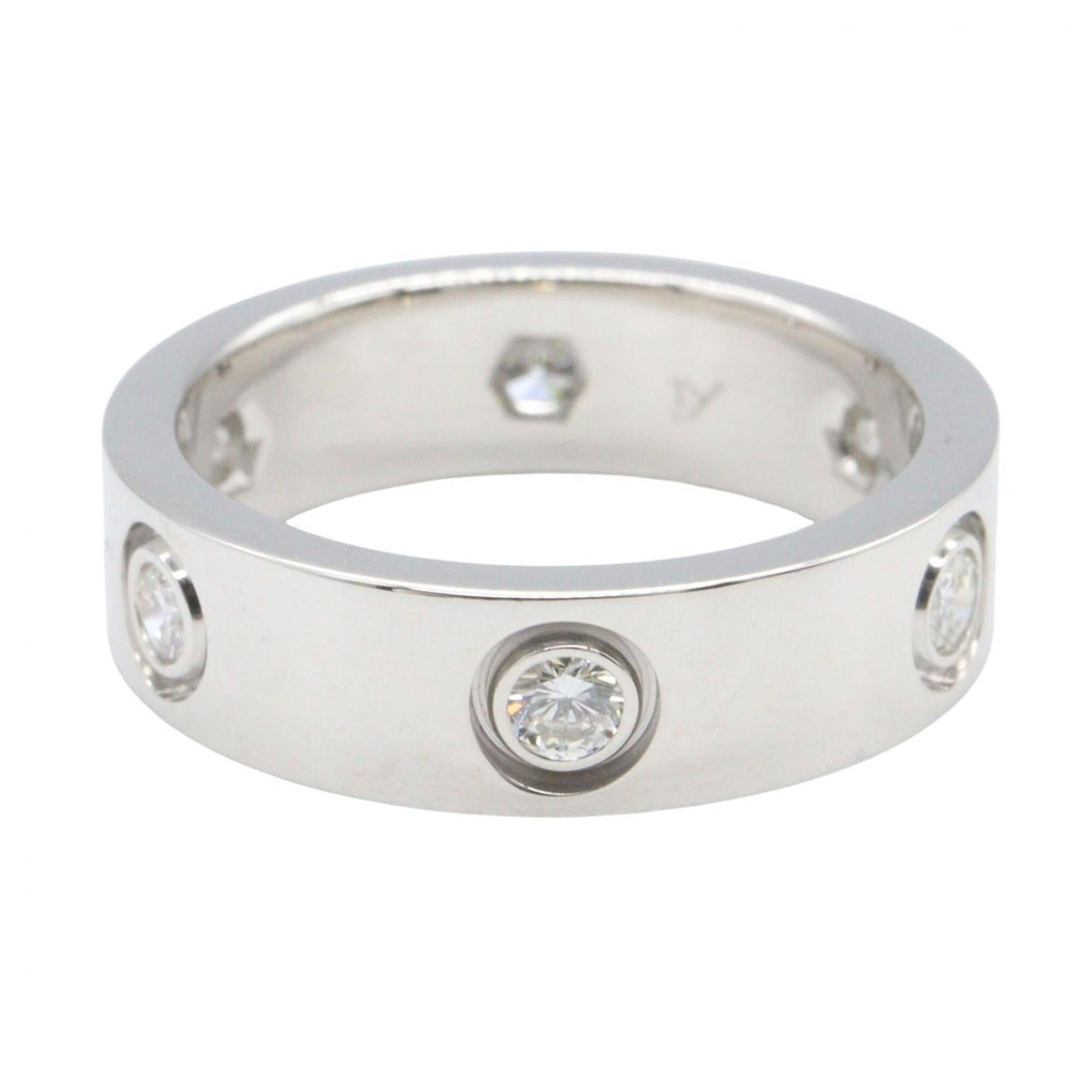 Cartier White Gold White Gold (18K) Band Ring (Pre-Owned)