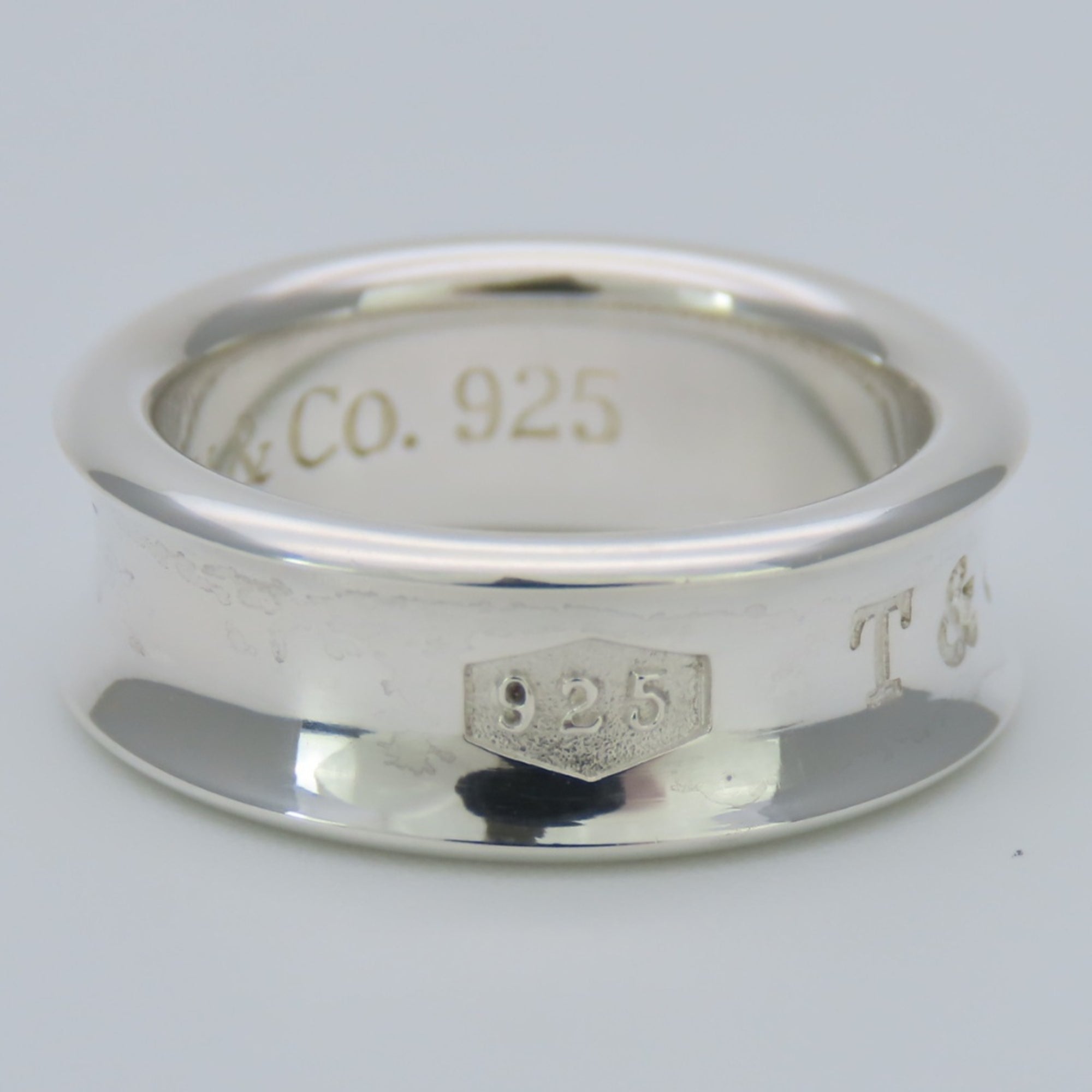 Tiffany Silver Silver 925 Band Ring (Pre-Owned)