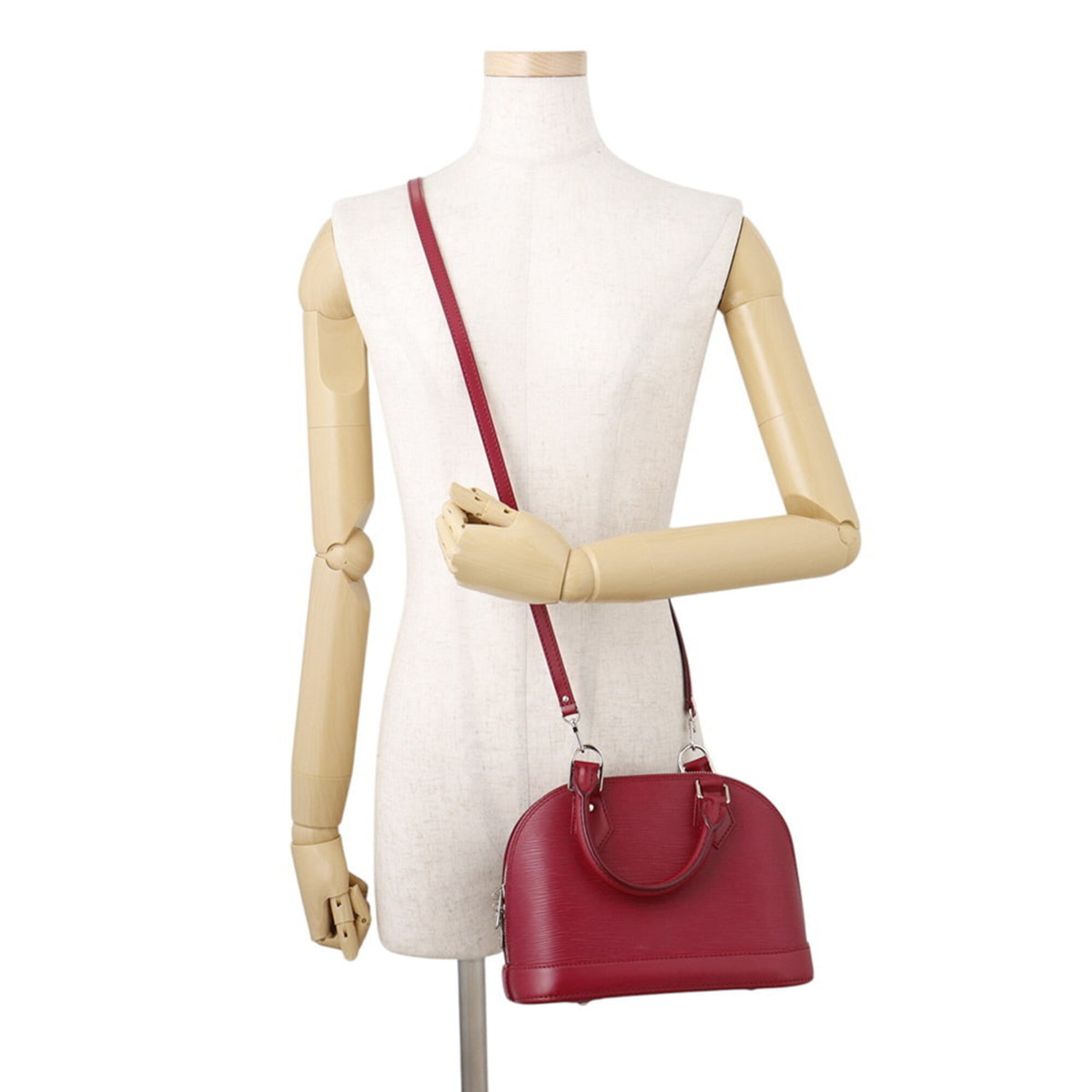 Louis Vuitton Epi Fuchsia Epi Leather Handbag Shoulder Bag (Pre-Owned)