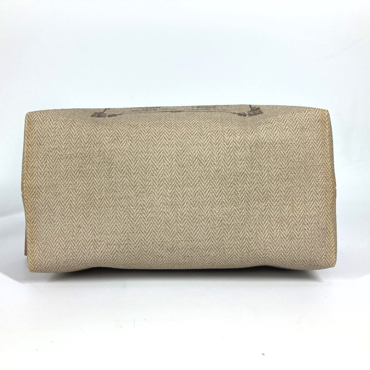 Bvlgari Beige Leather Pvc Pouch (Pre-Owned)