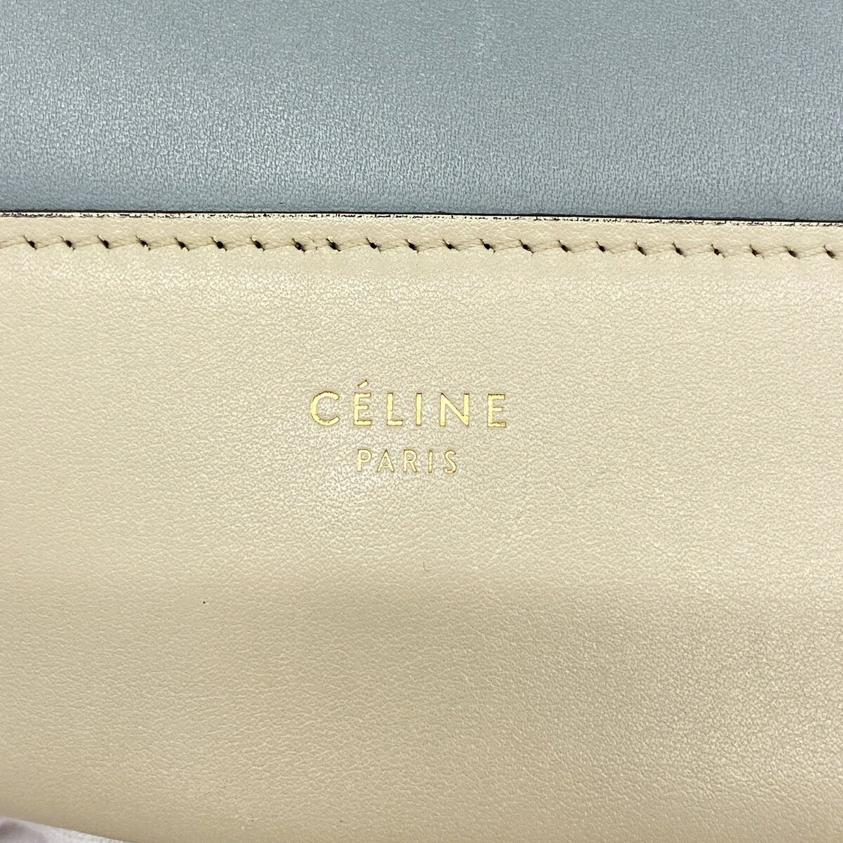 Celine Ivory Leather Shoulder Bag (Pre-Owned)