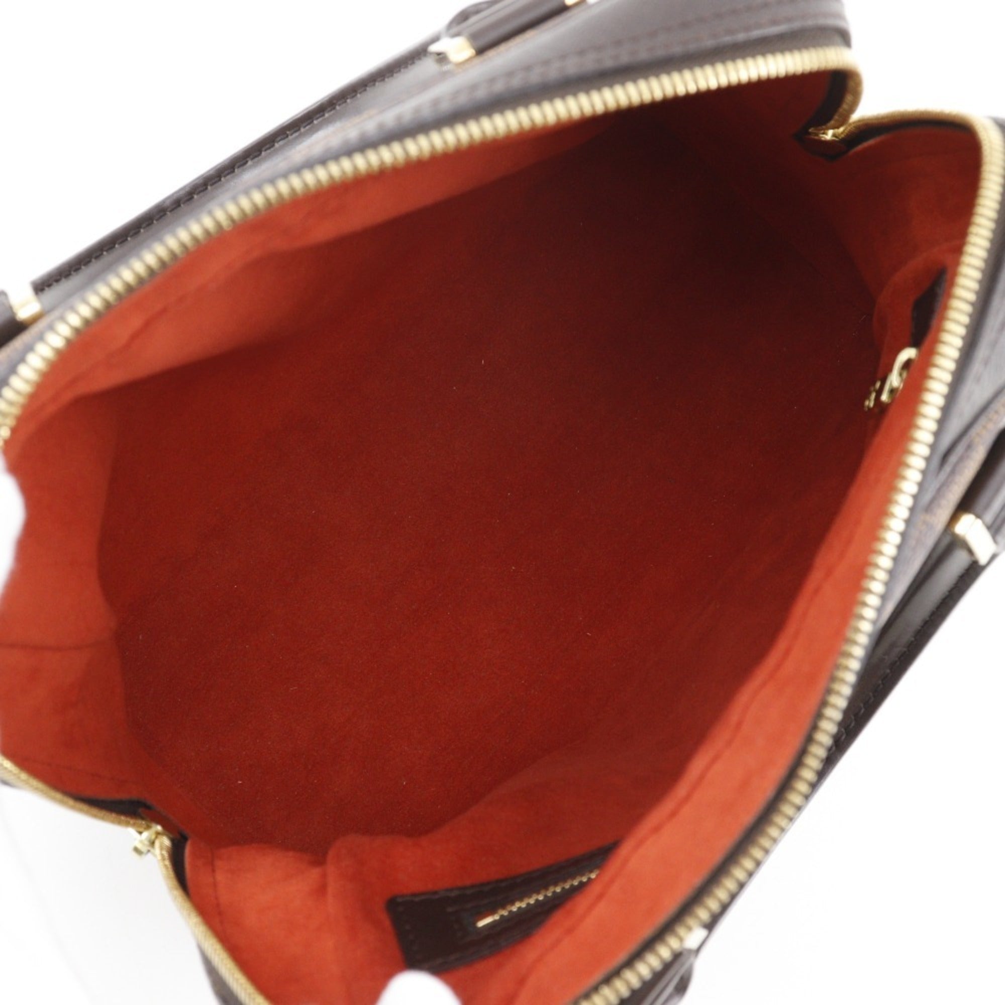 Louis Vuitton Brown Damier Canvas Handbag (Pre-Owned)