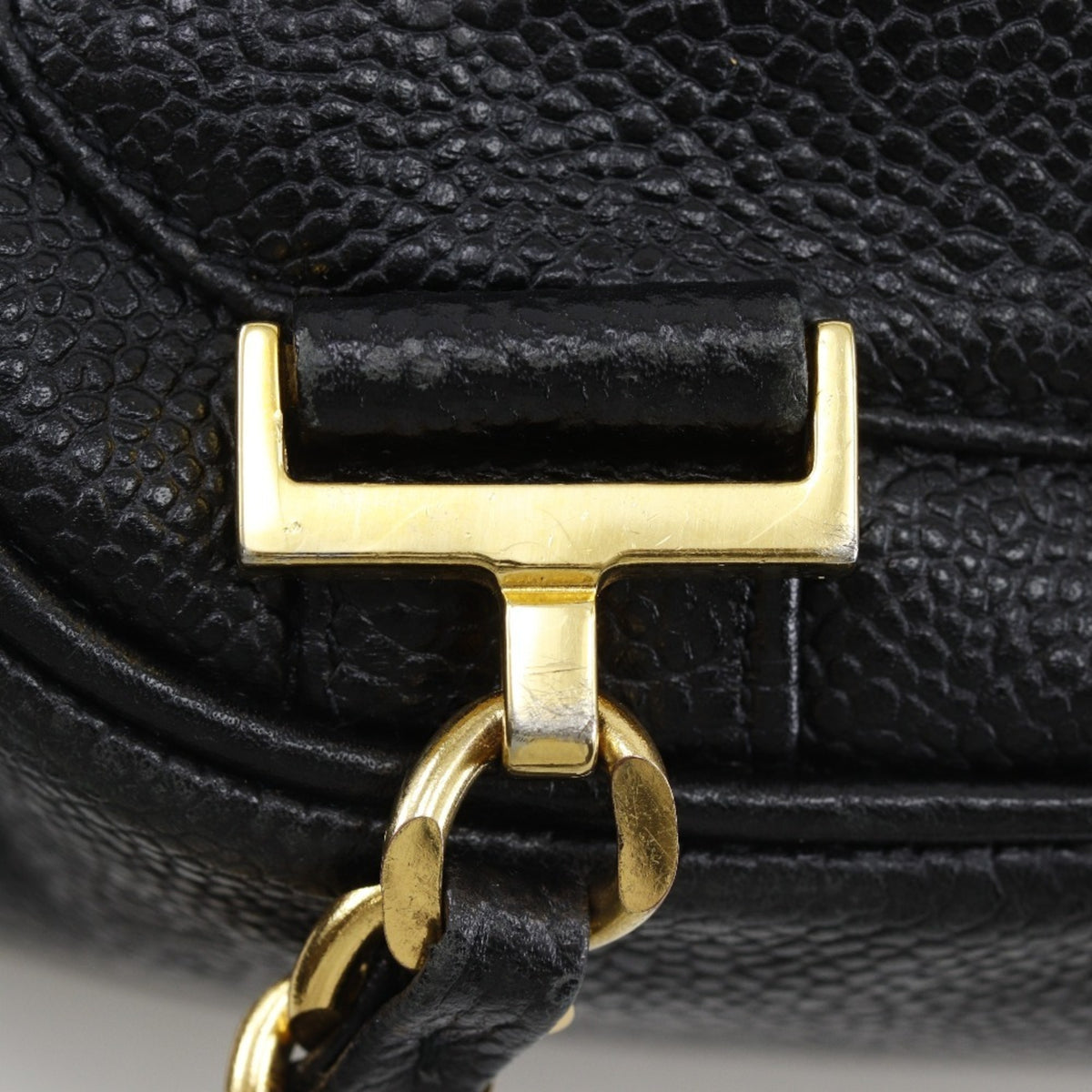 Chanel Black Grained Calfskin Backpack (Pre-Owned)