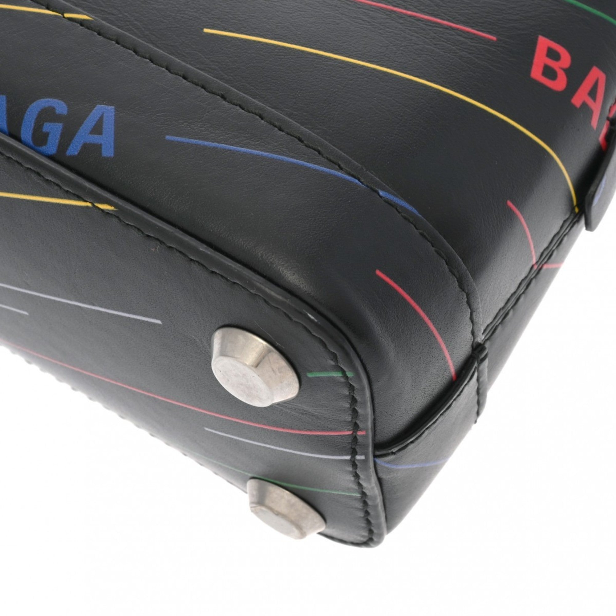 Balenciaga Black Leather Handbag (Pre-Owned)