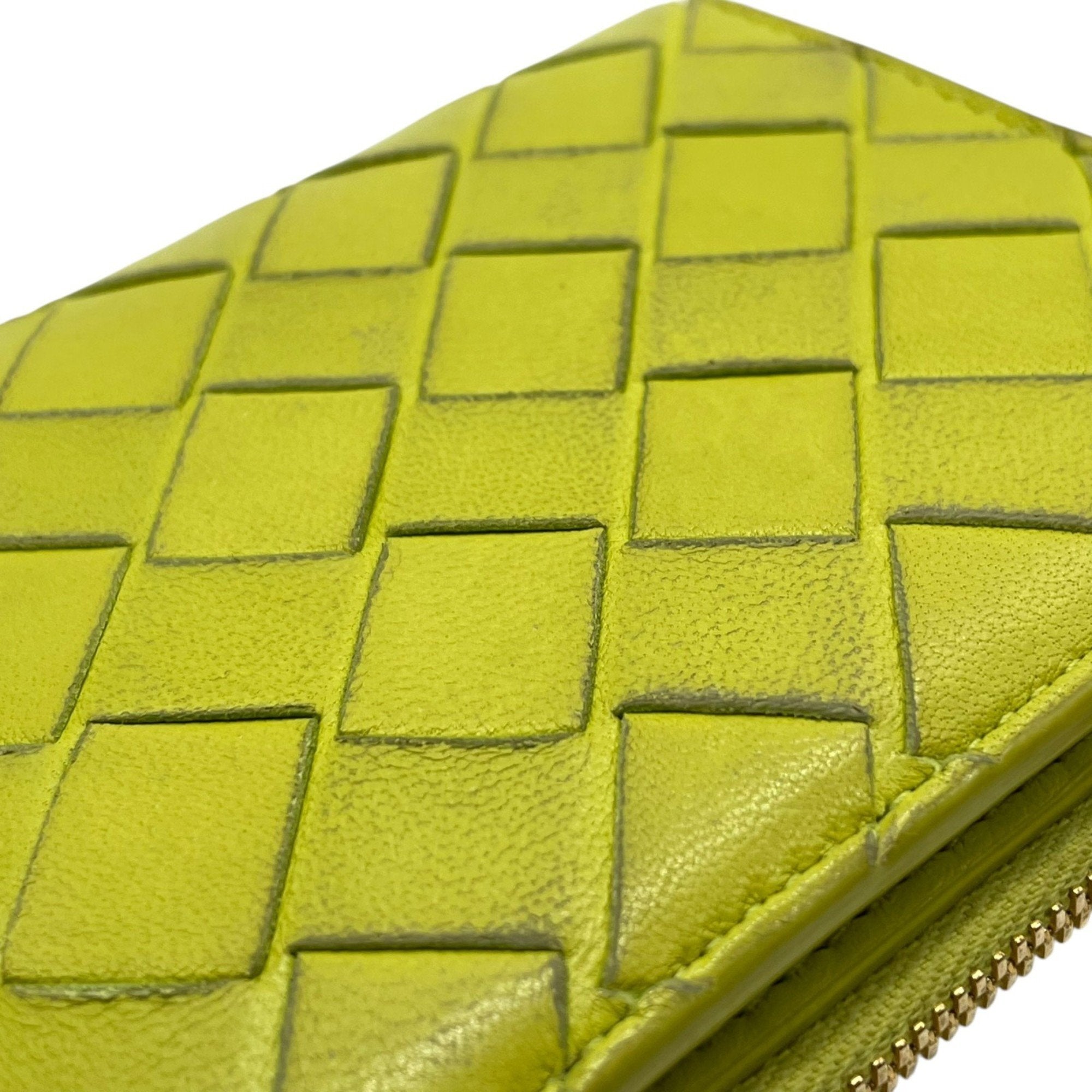 Bottega Veneta Green Intrecciato Wallet (Bi-Fold) (Pre-Owned)
