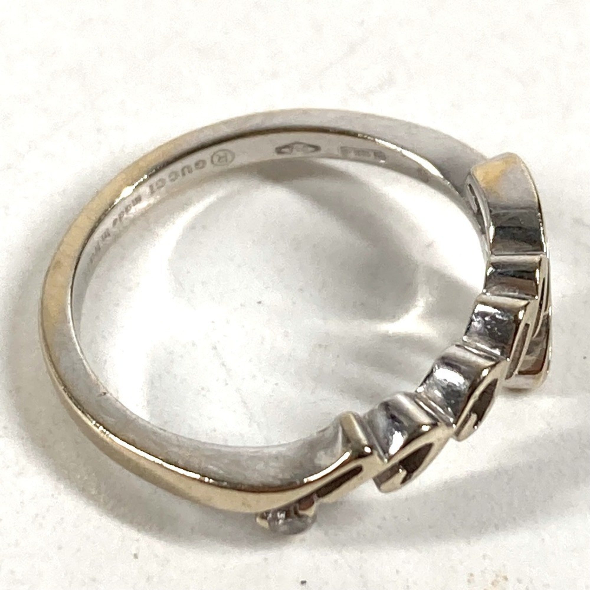 Gucci Silver Band Ring (Pre-Owned)