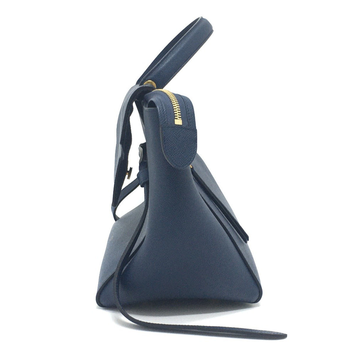 Celine Navy Leather Handbag (Pre-Owned)