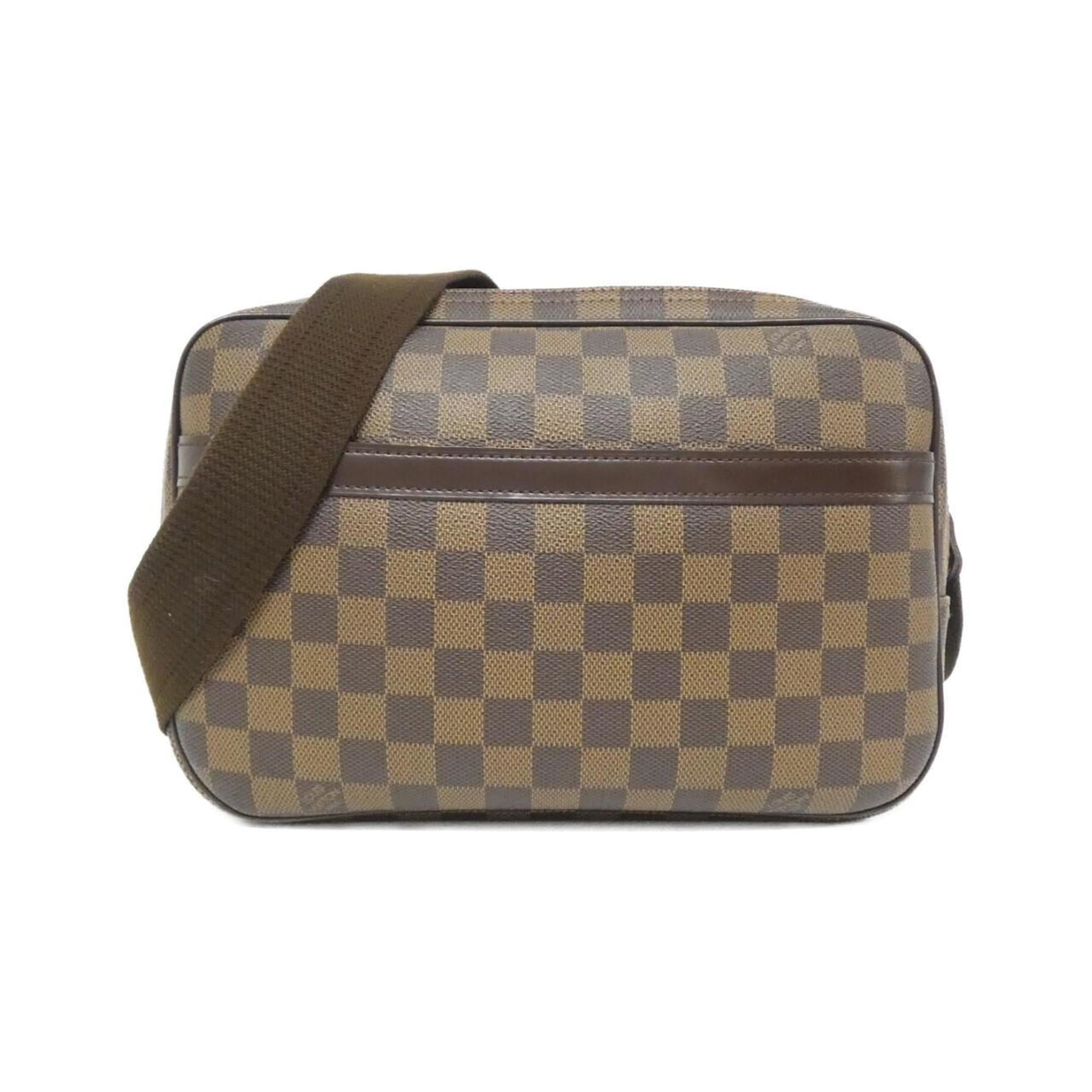 Louis Vuitton Brown Coated Canvas Shoulder Bag (Pre-Owned)