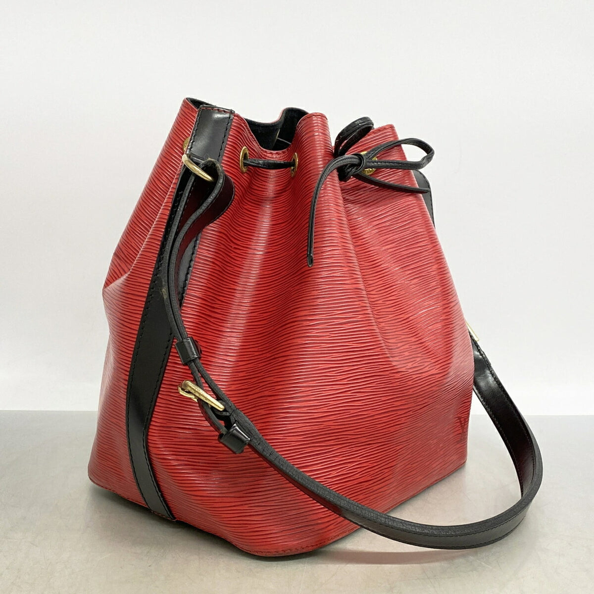 Louis Vuitton Castilian Red Noir Shoulder Bag (Pre-Owned)