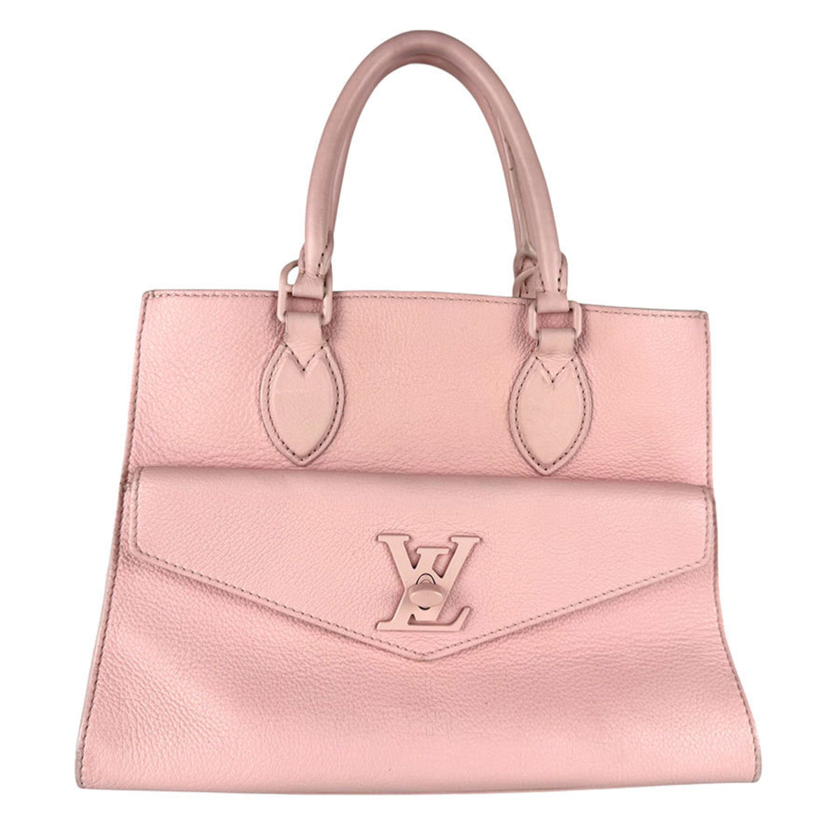 Louis Vuitton Pink Leather Handbag Shoulder Bag (Pre-Owned)