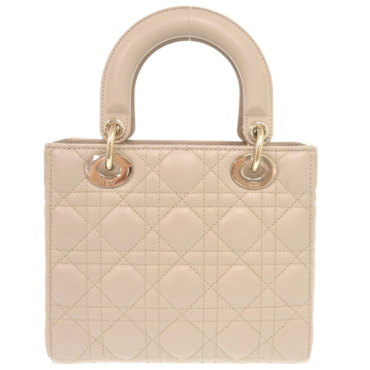 Christian Dior Beige Leather Handbag (Pre-Owned)