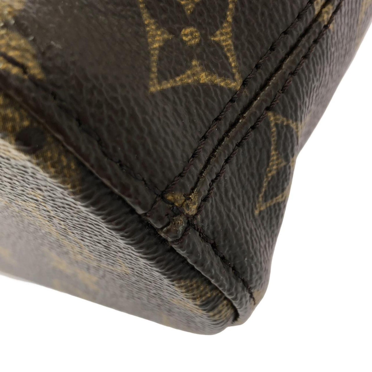 Louis Vuitton Marron Coated Canvas Handbag (Pre-Owned)