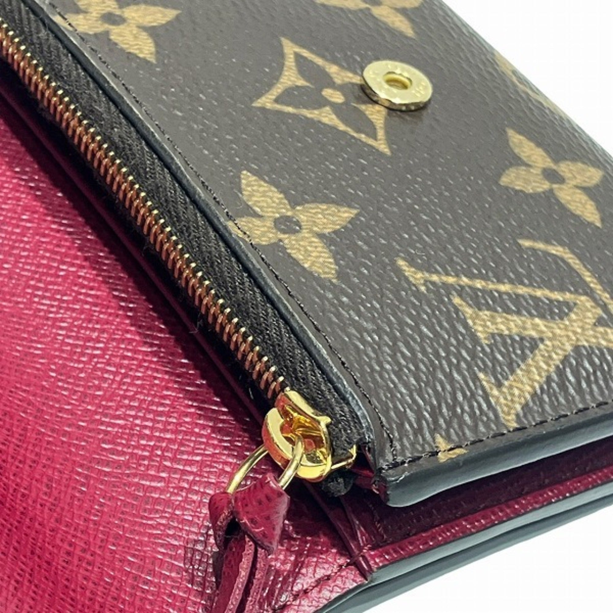 Louis Vuitton Rose Ballerine Monogram Coin Purse/Coin Case (Pre-Owned)