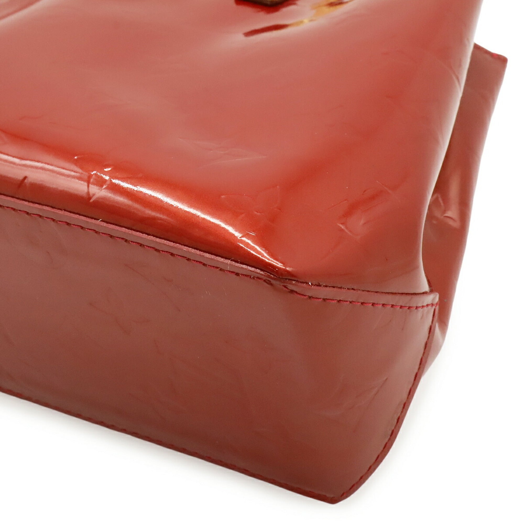 Louis Vuitton Pomme D'amour Red Color Monogram Vernis Handbag (Pre-Owned)