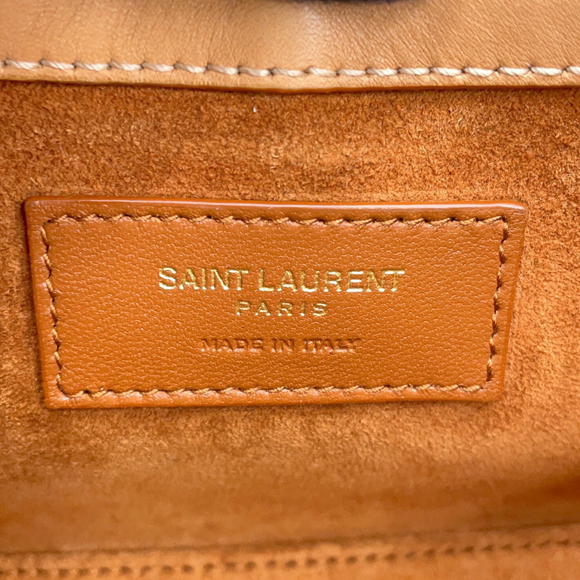Yves Saint Laurent Beige Leather Handbag (Pre-Owned)