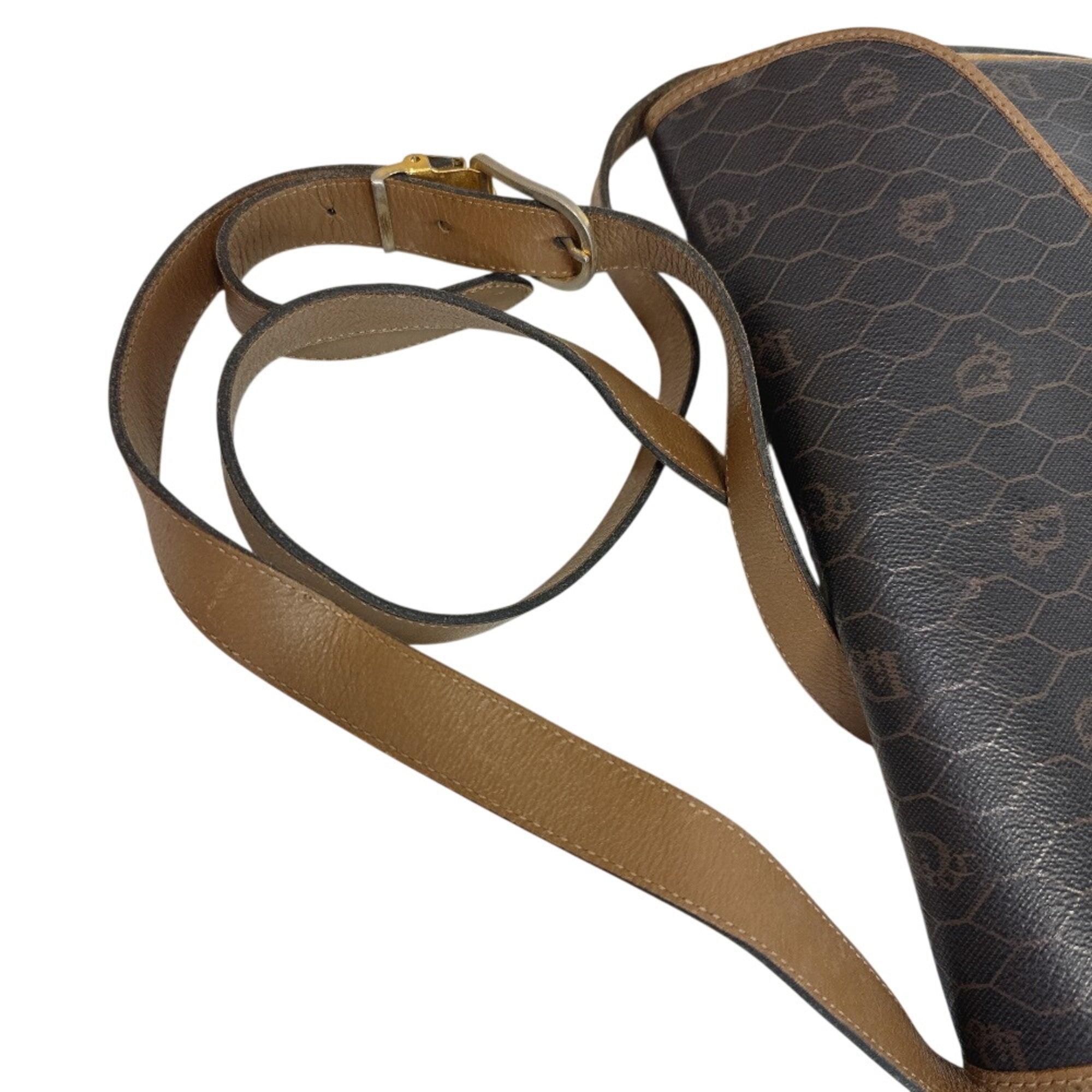 Christian Dior Brown Pvc Pochette Shoulder Bag (Pre-Owned)