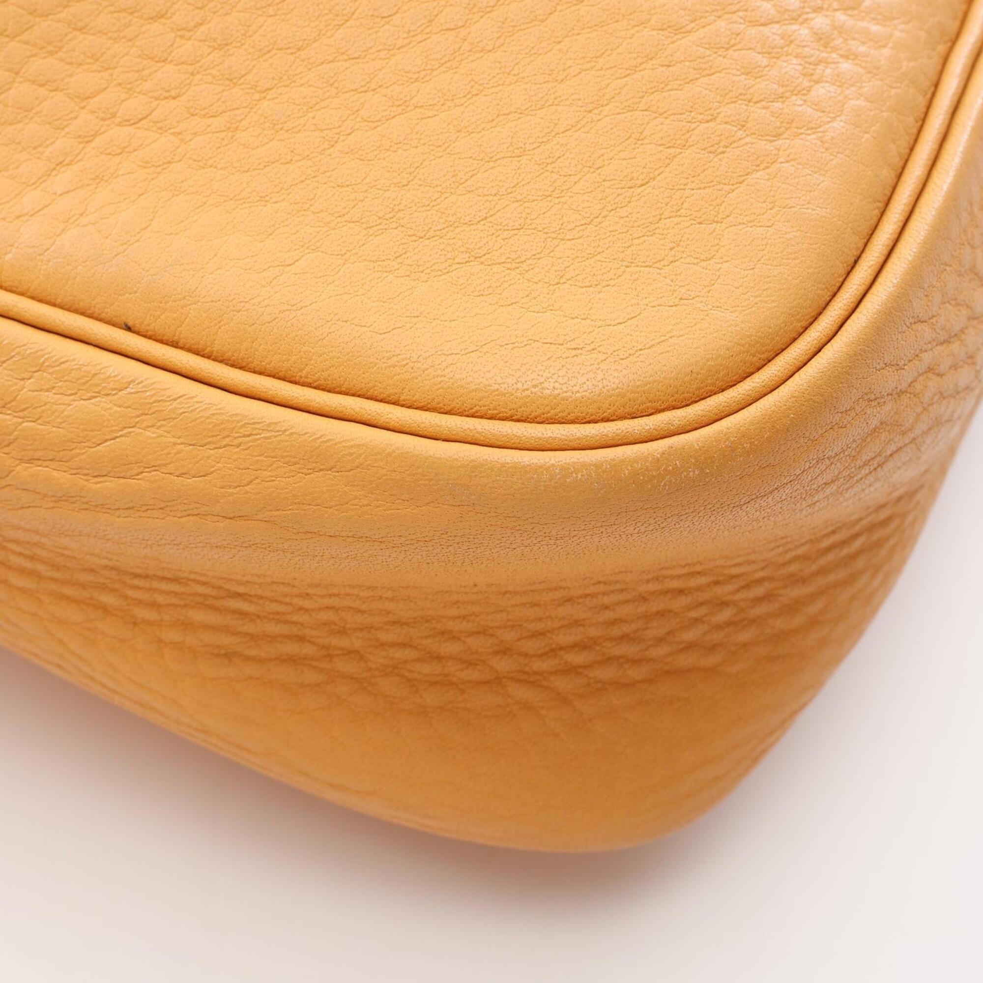 Hermes Brown Saffron Taurillon Clemence Leather Shoulder Bag (Pre-Owned)