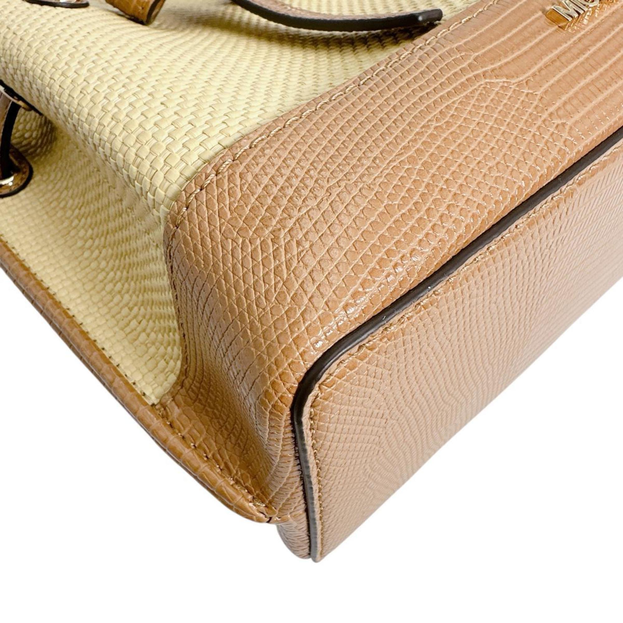 Michael Kors Brown Elastane Handbag Shoulder Bag (Pre-Owned)