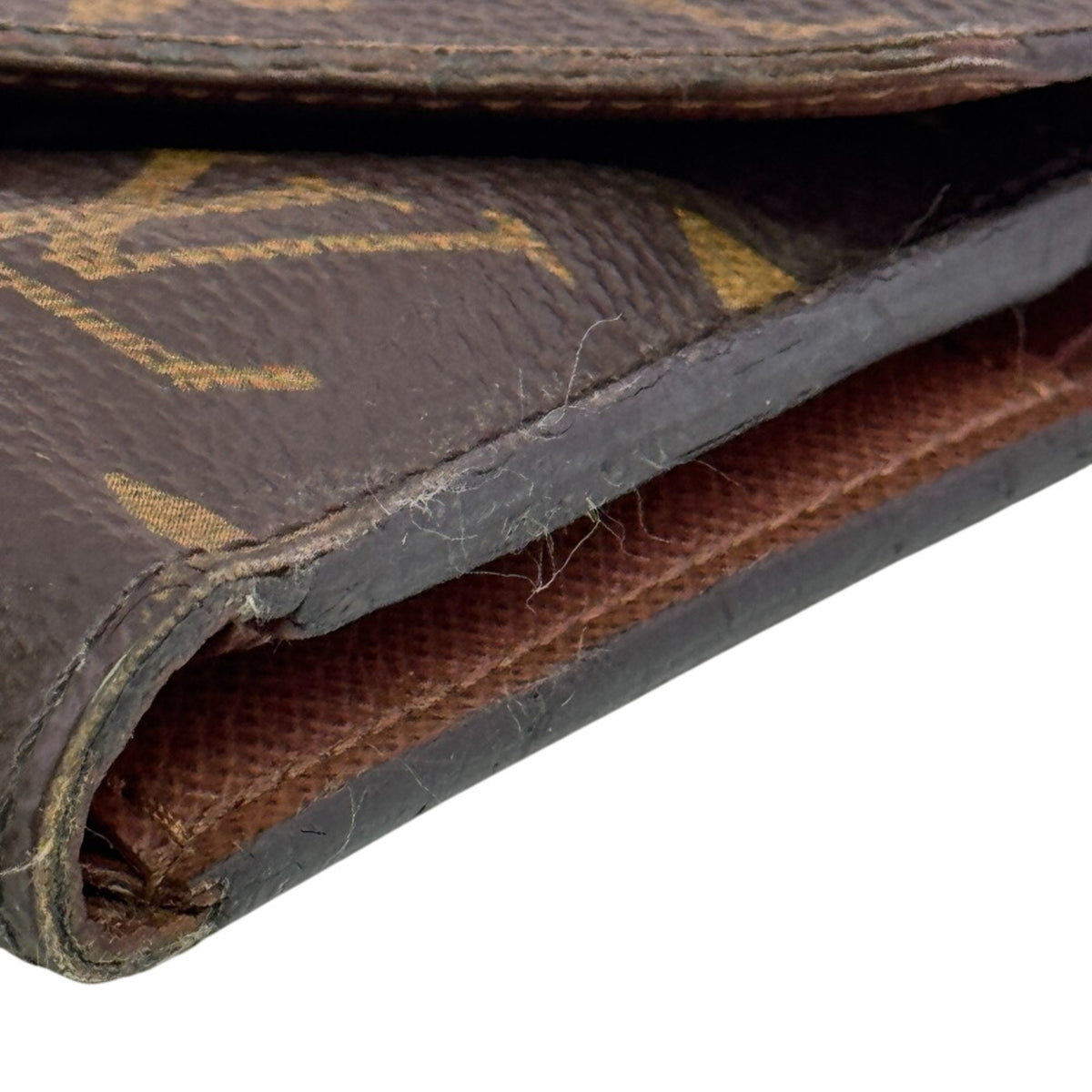 Louis Vuitton Monogram Brown Monogram Wallet (Tri-Fold) (Pre-Owned)