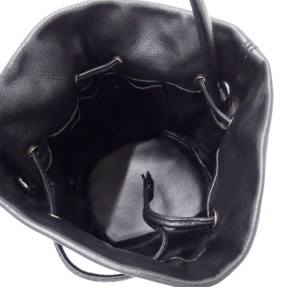 Balenciaga Black Leather Handbag Shoulder Bag (Pre-Owned)