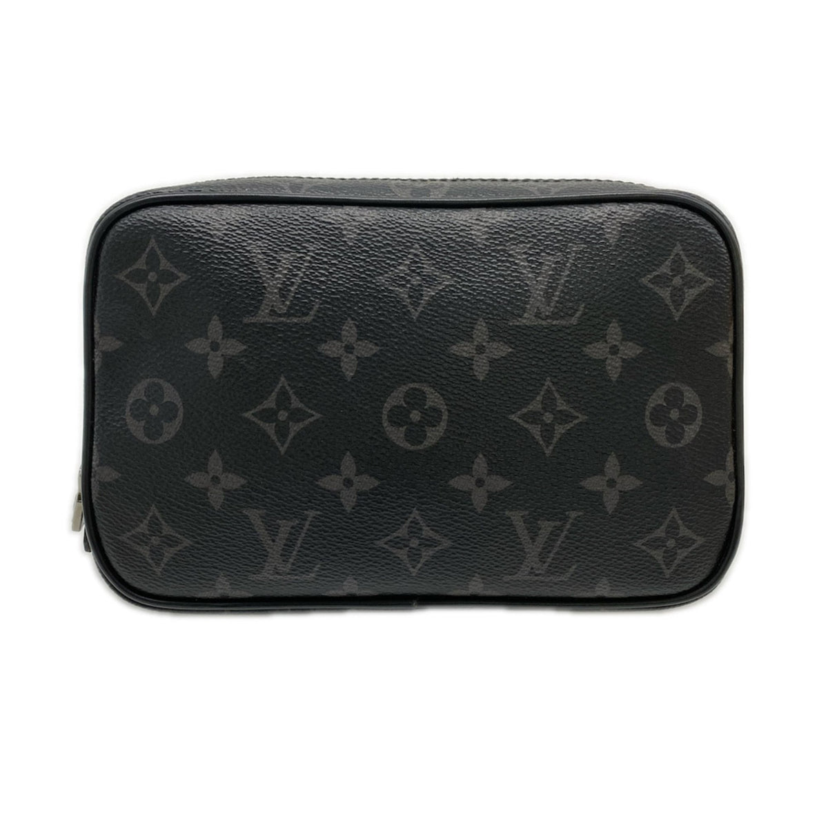 Louis Vuitton Black Gray Monogram Eclipse Pouch (Pre-Owned)