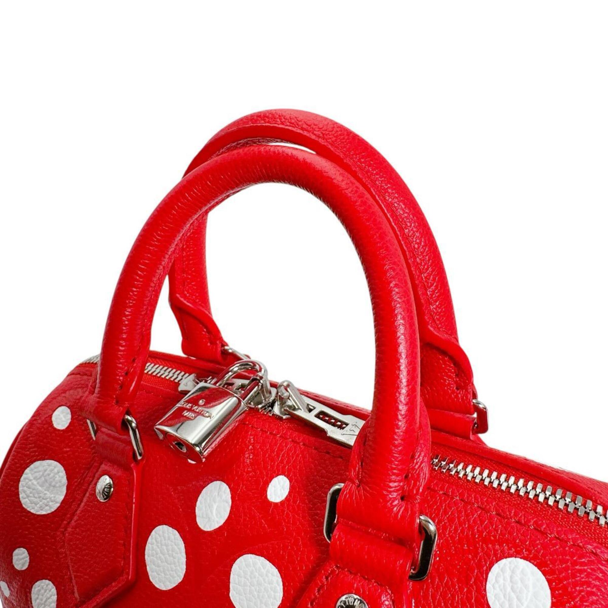 Louis Vuitton Red Color Monogram Empreinte Handbag (Pre-Owned)
