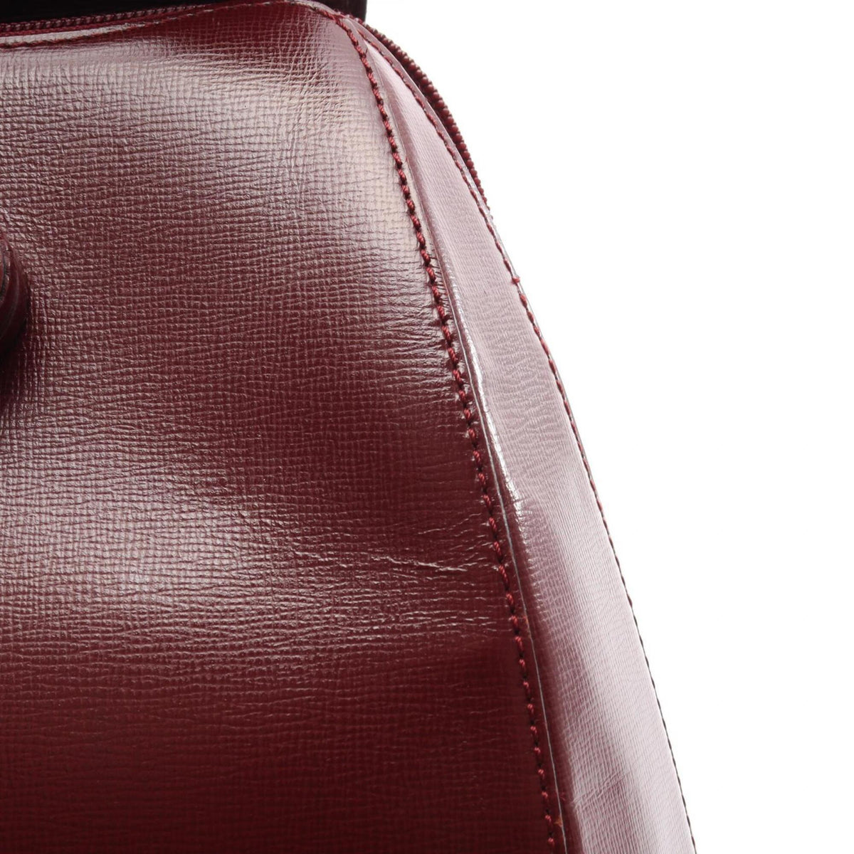 Cartier Bordeaux Leather Backpack (Pre-Owned)