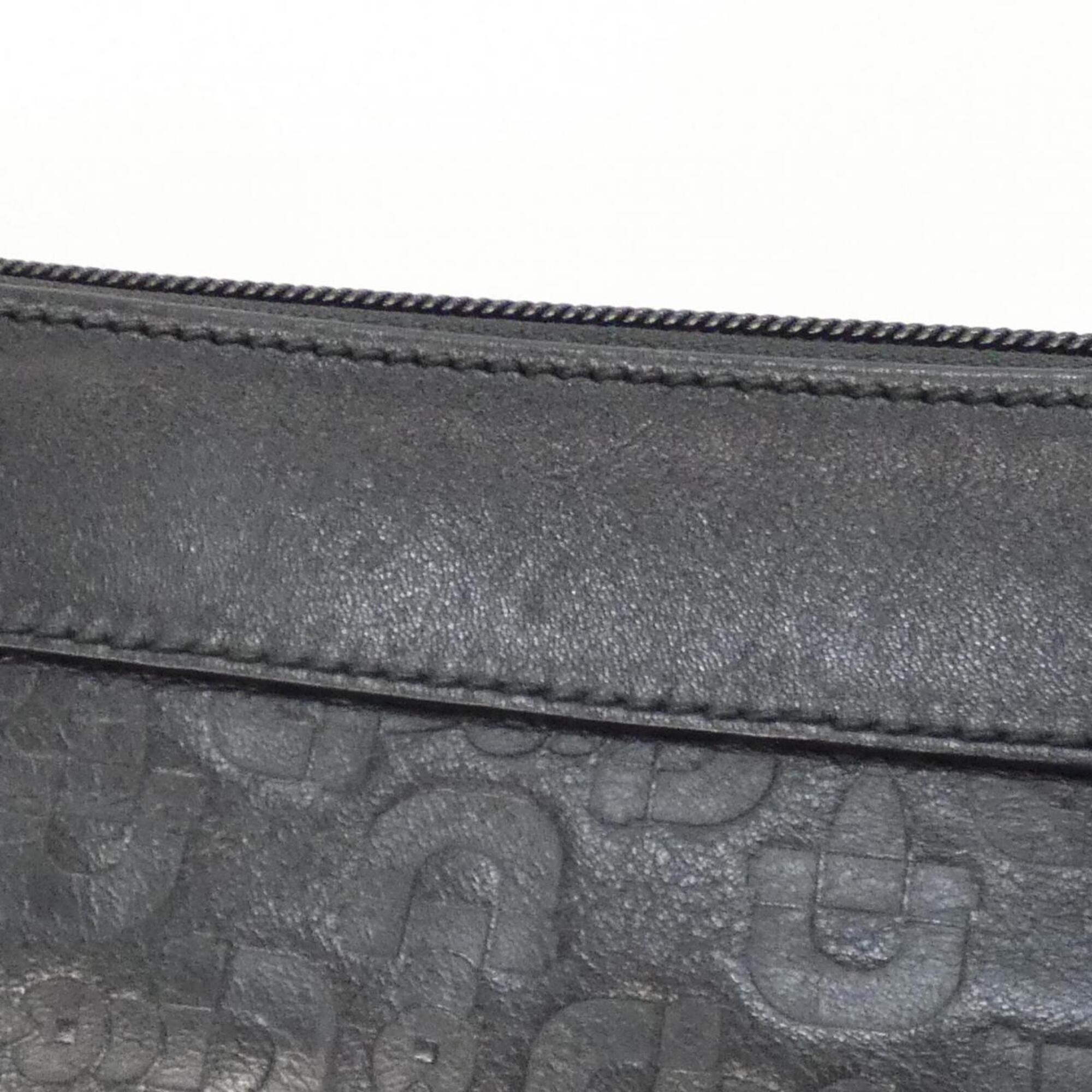 Gucci Black Leather Shoulder Bag (Pre-Owned)