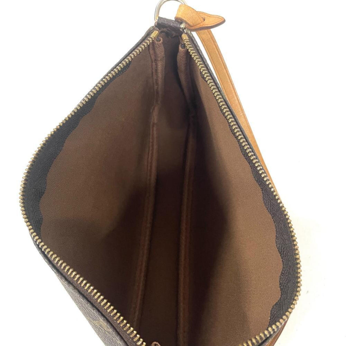 Louis Vuitton Brown Monogram Monogram Handbag Pochette Pouch (Pre-Owned)